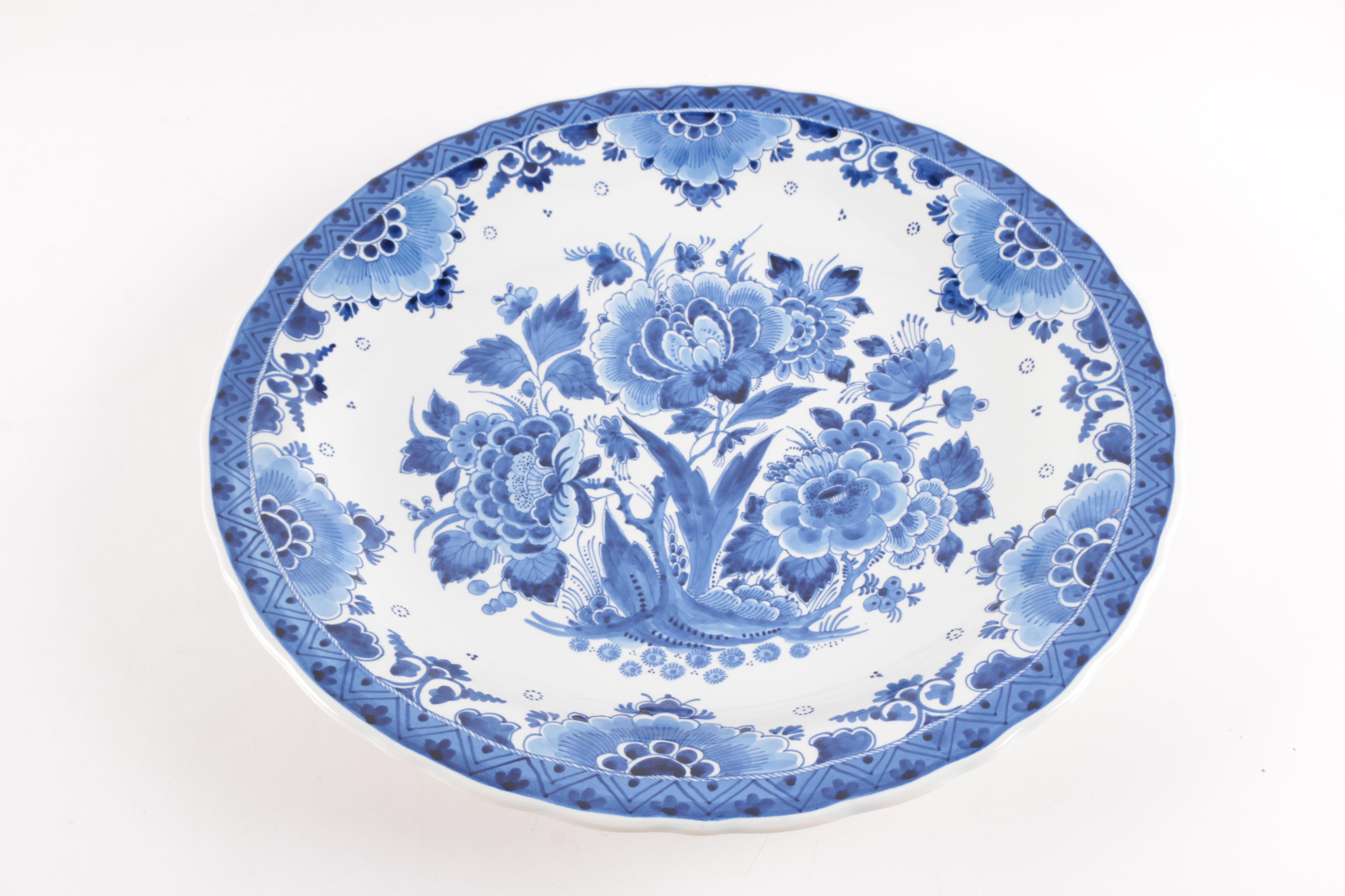 1979-80 Royal Delft Ceramic Platters