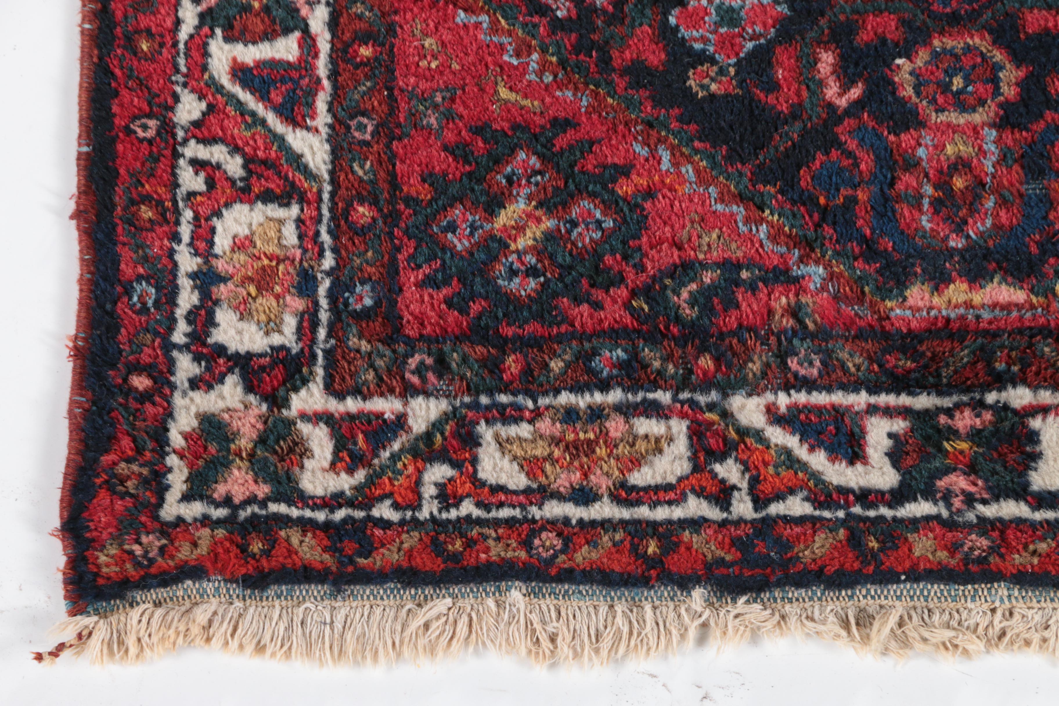 Hand-Knotted Caucasian Kuba Wool Area Rug