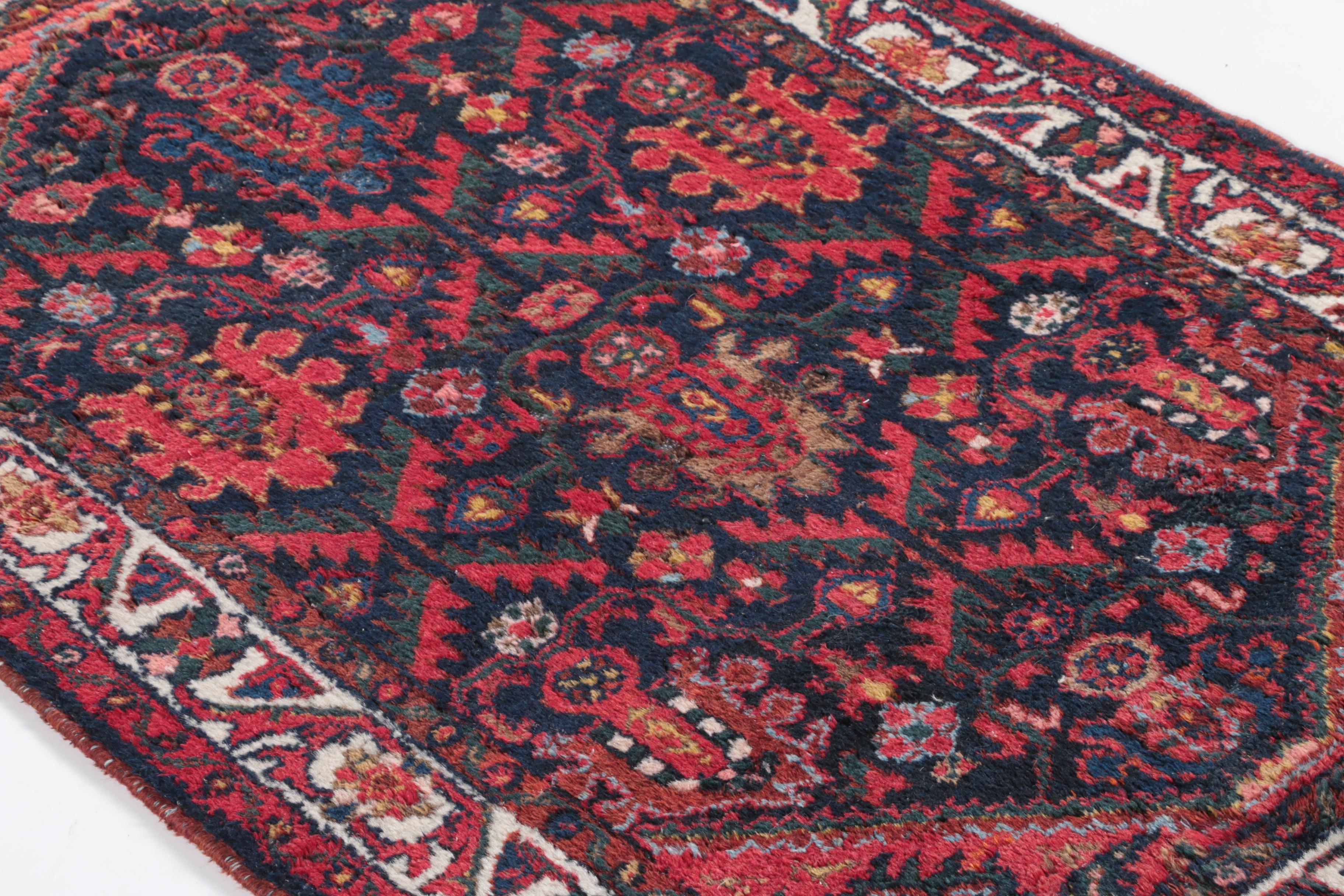 Hand-Knotted Caucasian Kuba Wool Area Rug