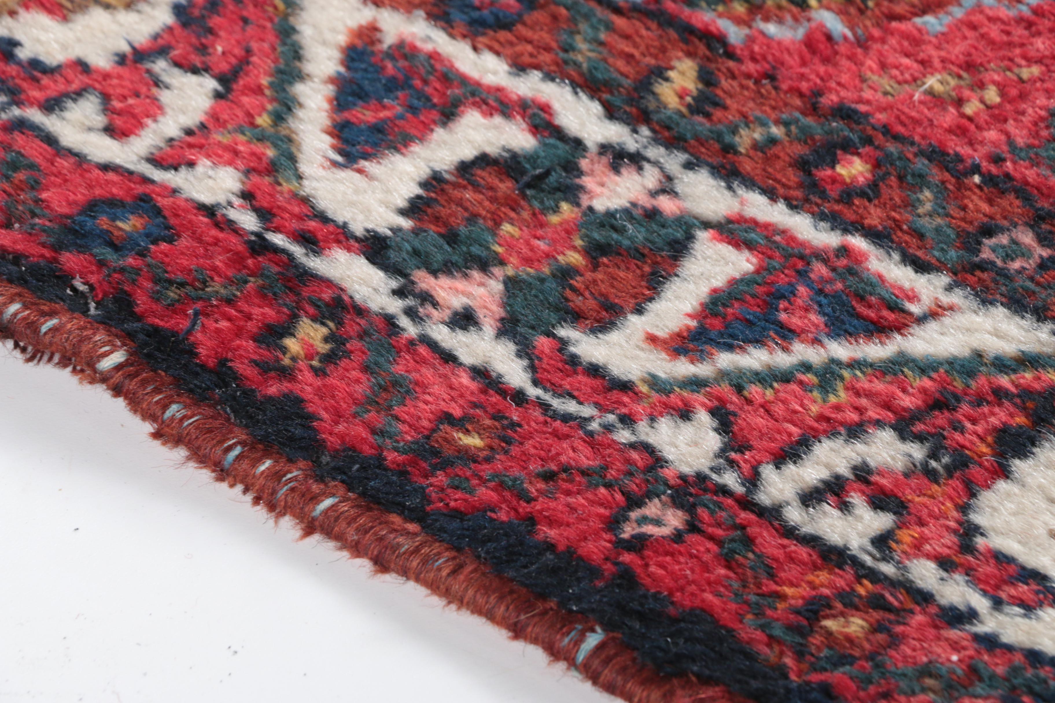 Hand-Knotted Caucasian Kuba Wool Area Rug