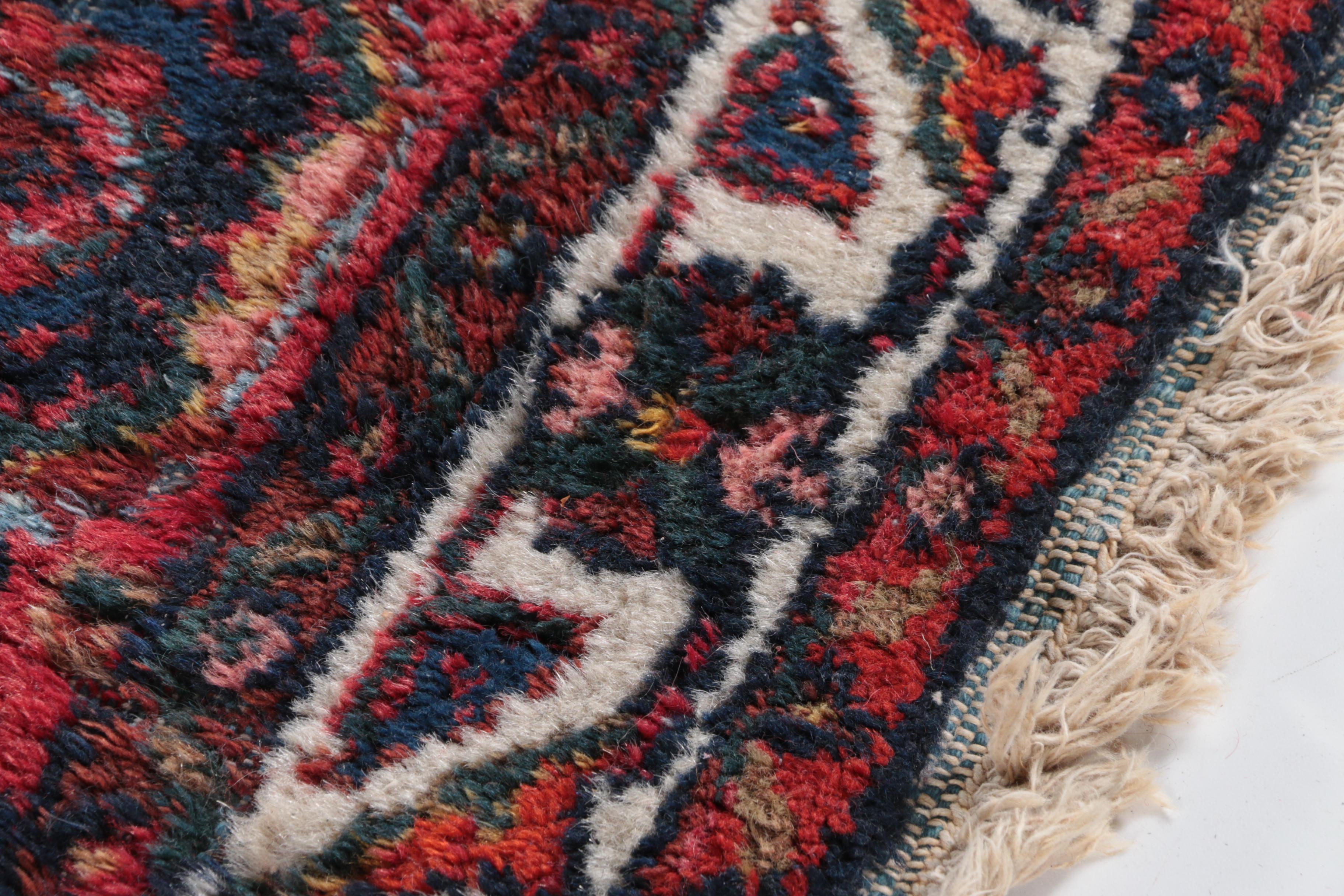 Hand-Knotted Caucasian Kuba Wool Area Rug