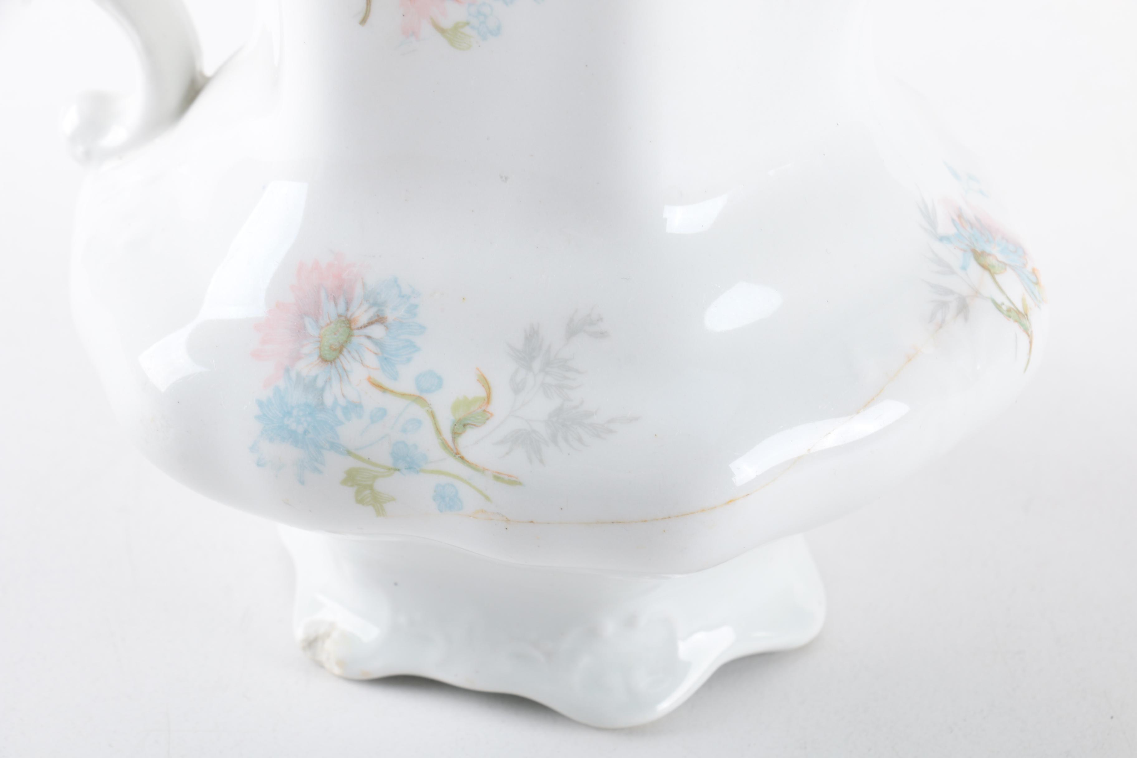 Early 20th-Century Johnson Brothers Semi-Porcelain Pitcher