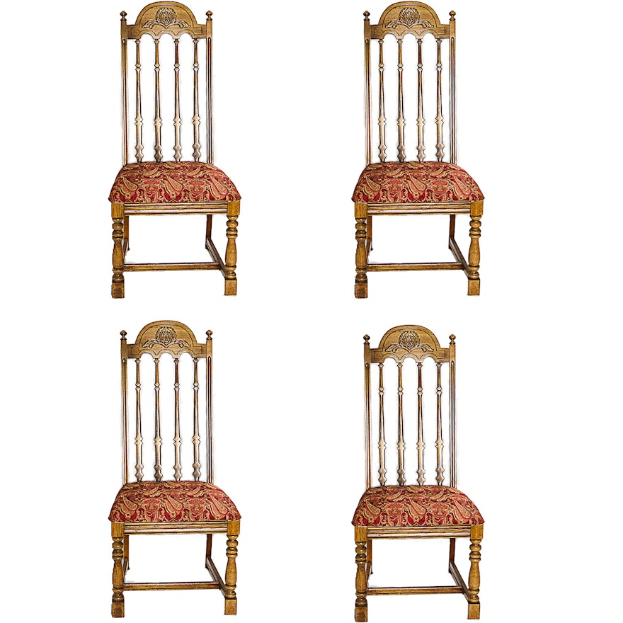 English Style Oak Dining Chairs