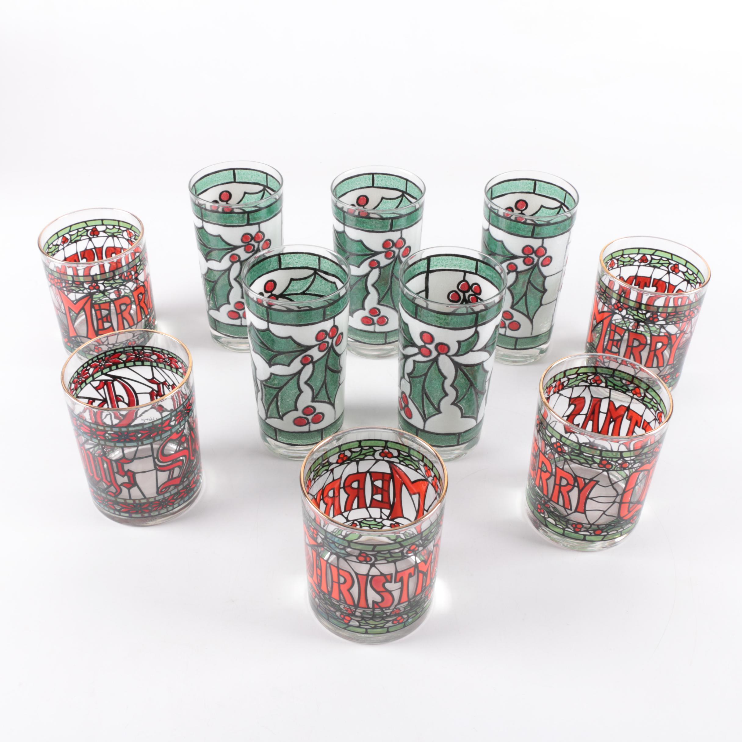 Christmas Themed Glassware