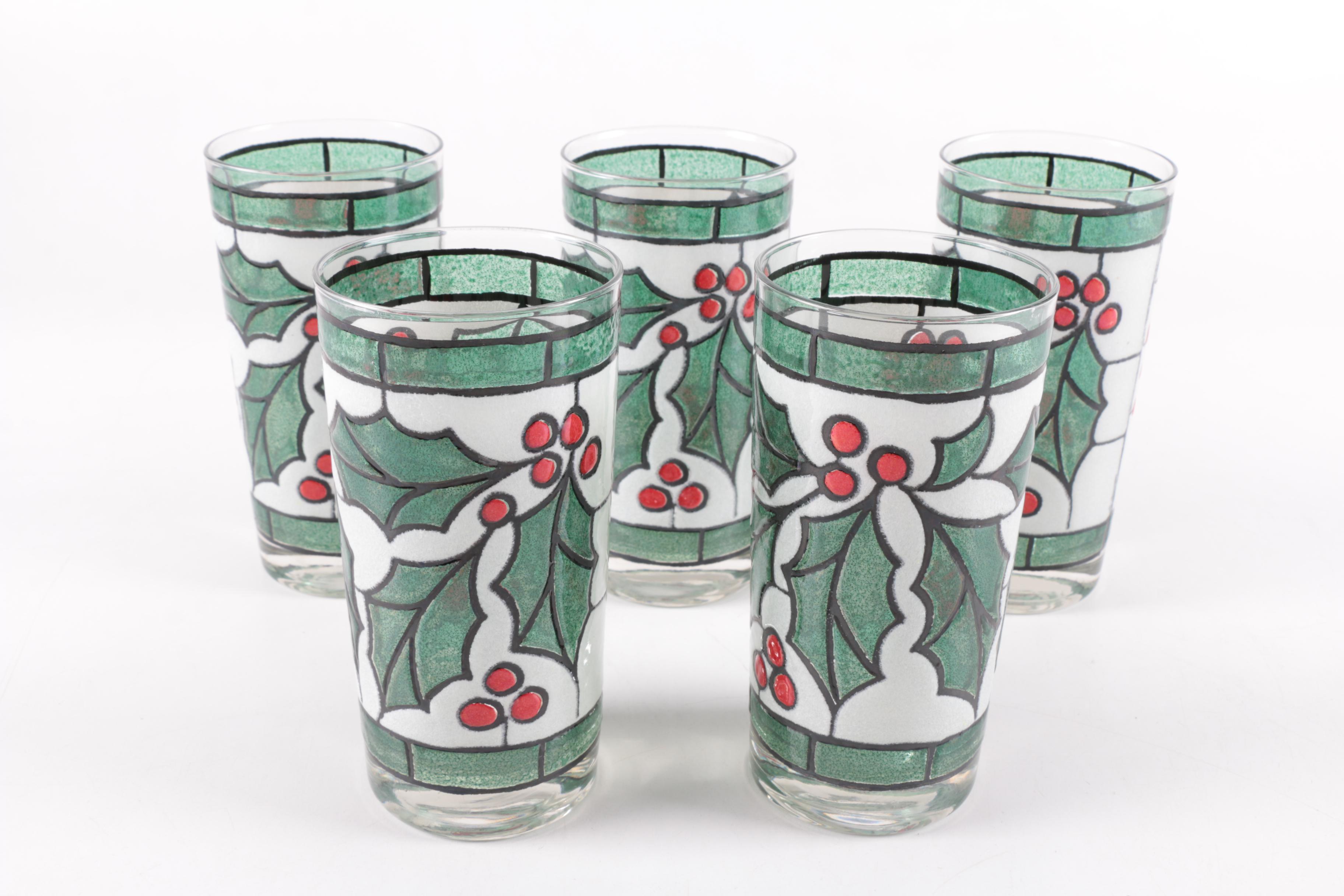 Christmas Themed Glassware