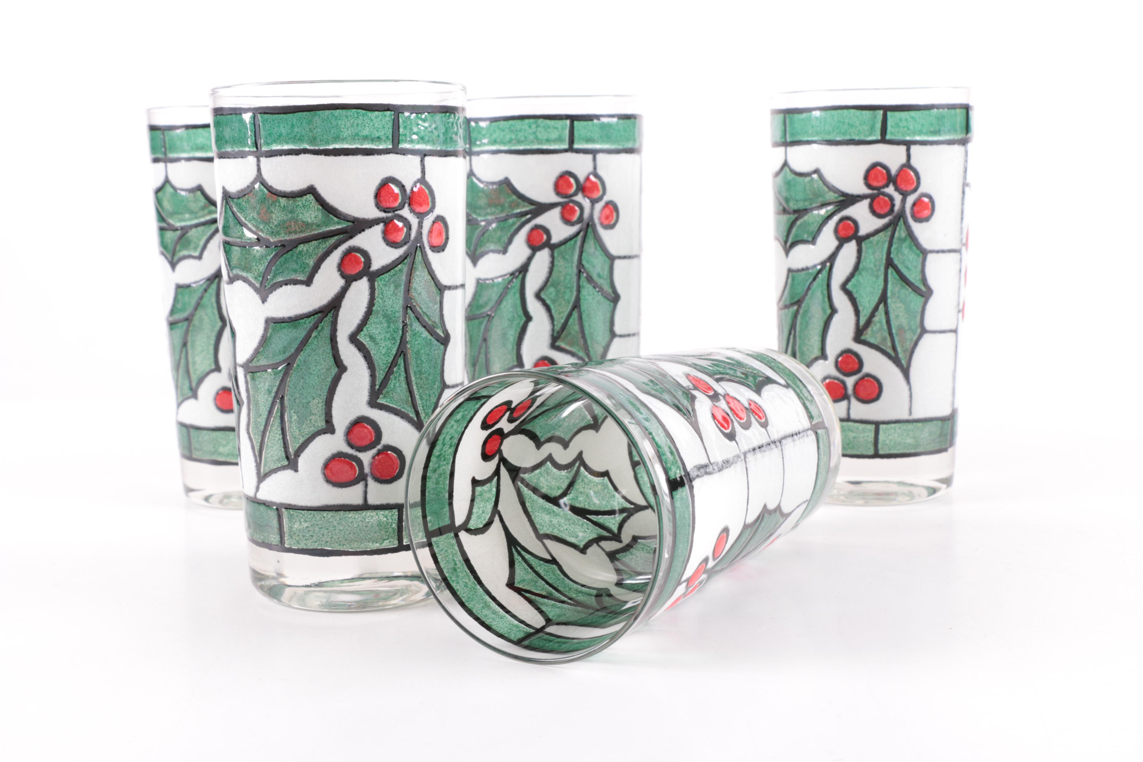 Christmas Themed Glassware