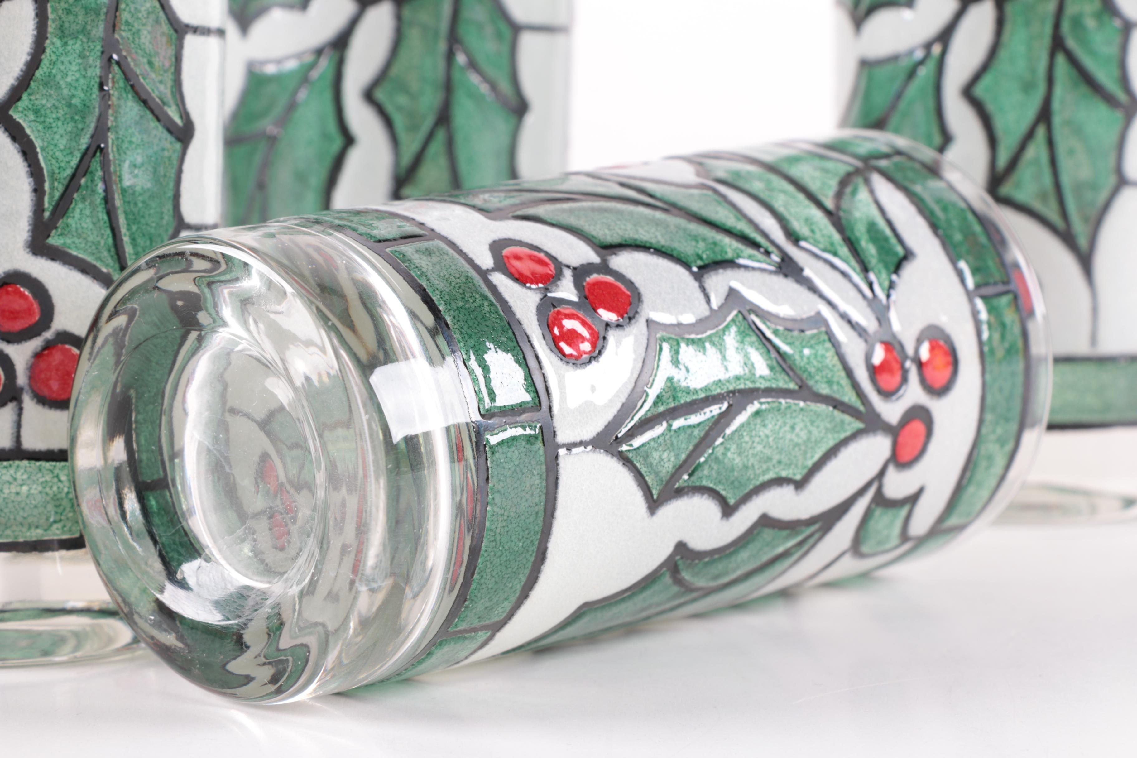 Christmas Themed Glassware