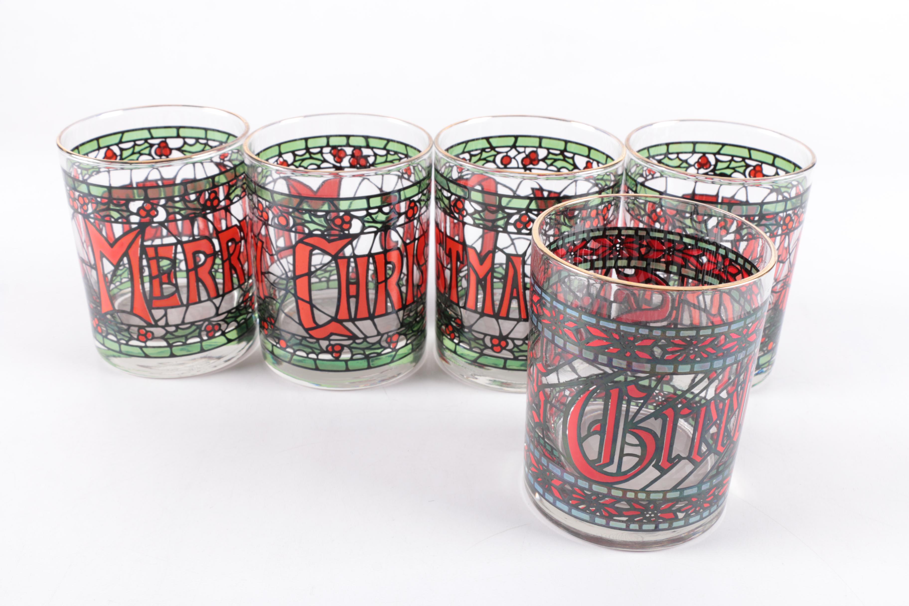 Christmas Themed Glassware