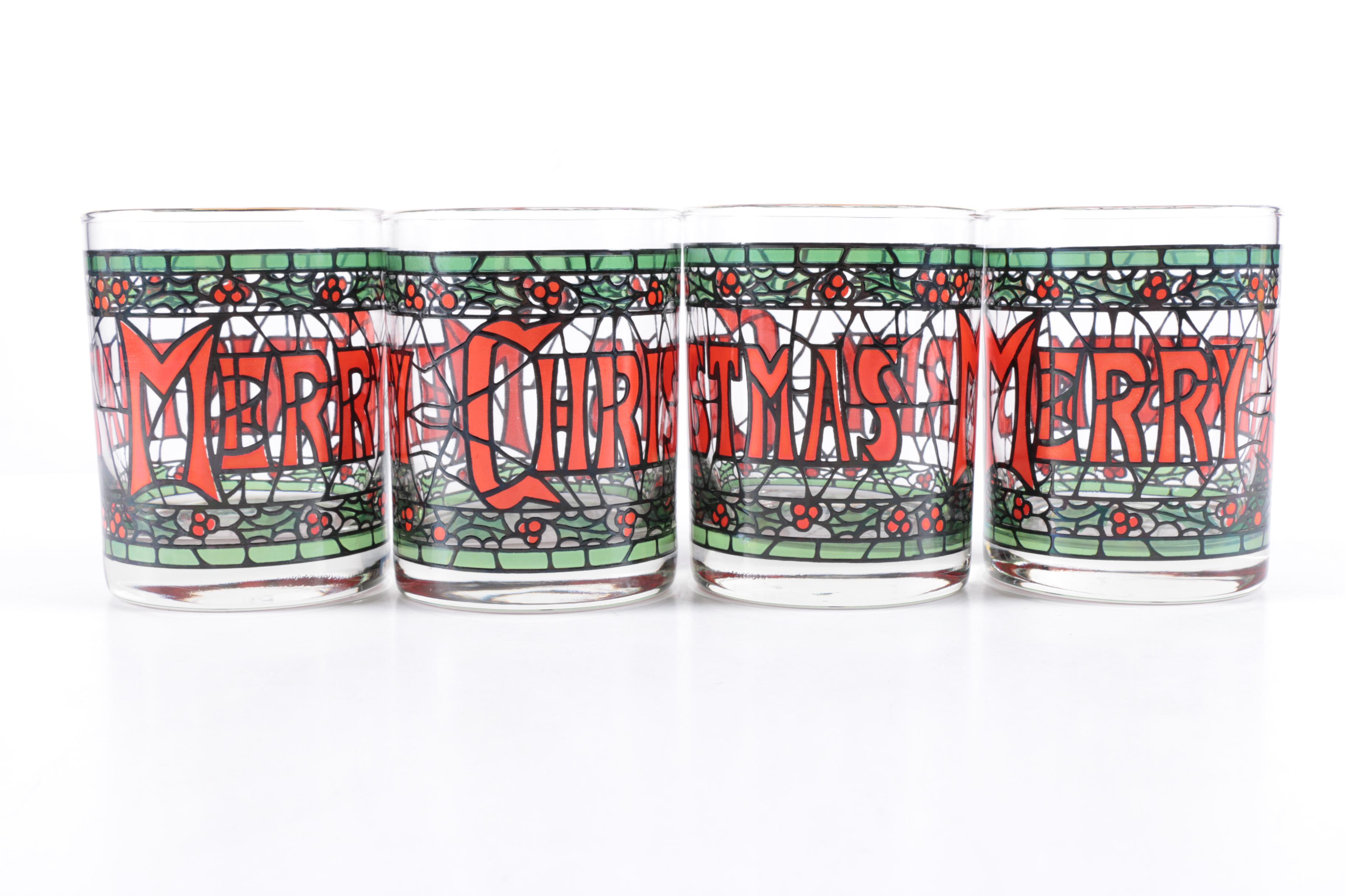 Christmas Themed Glassware