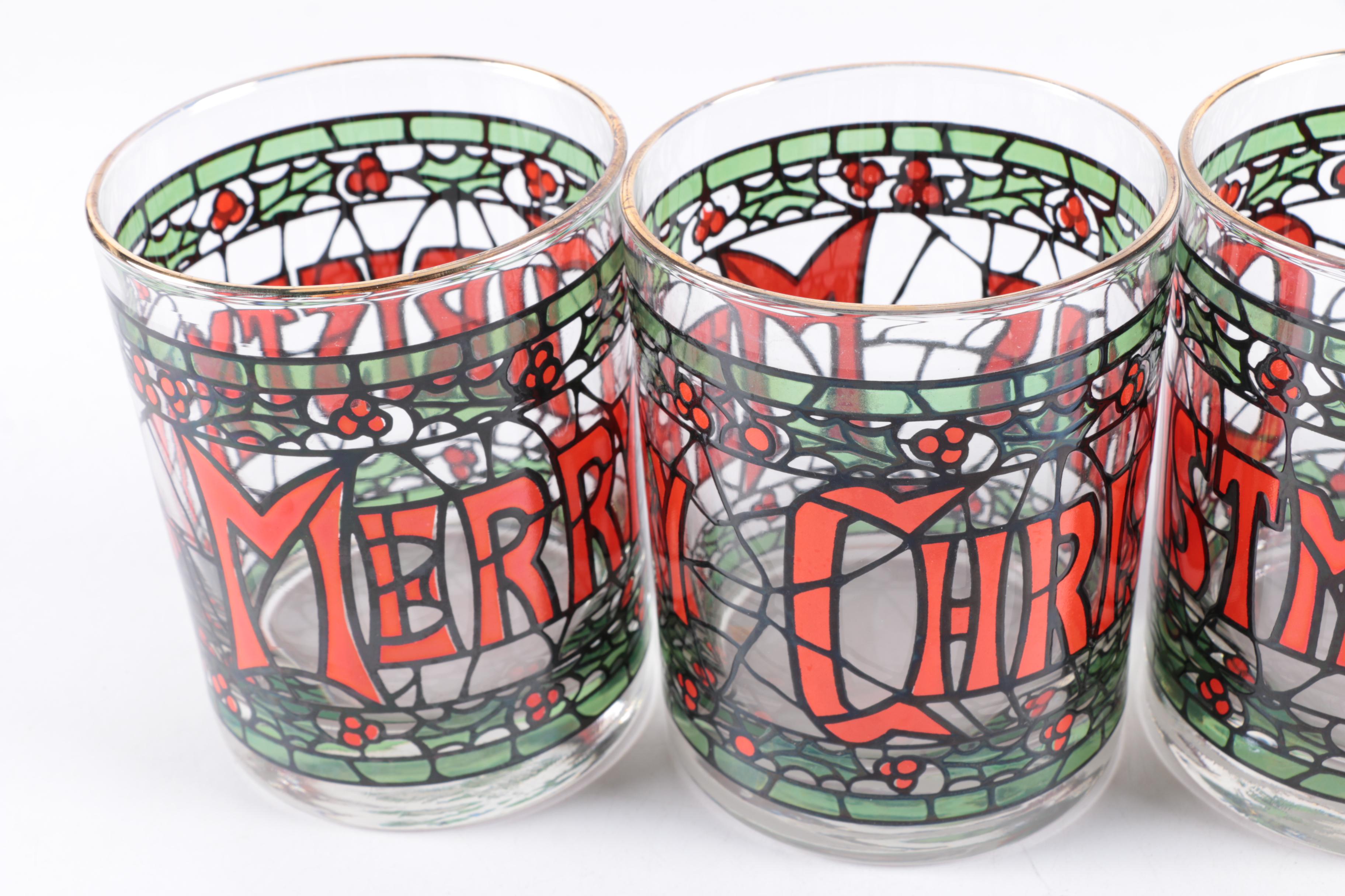 Christmas Themed Glassware