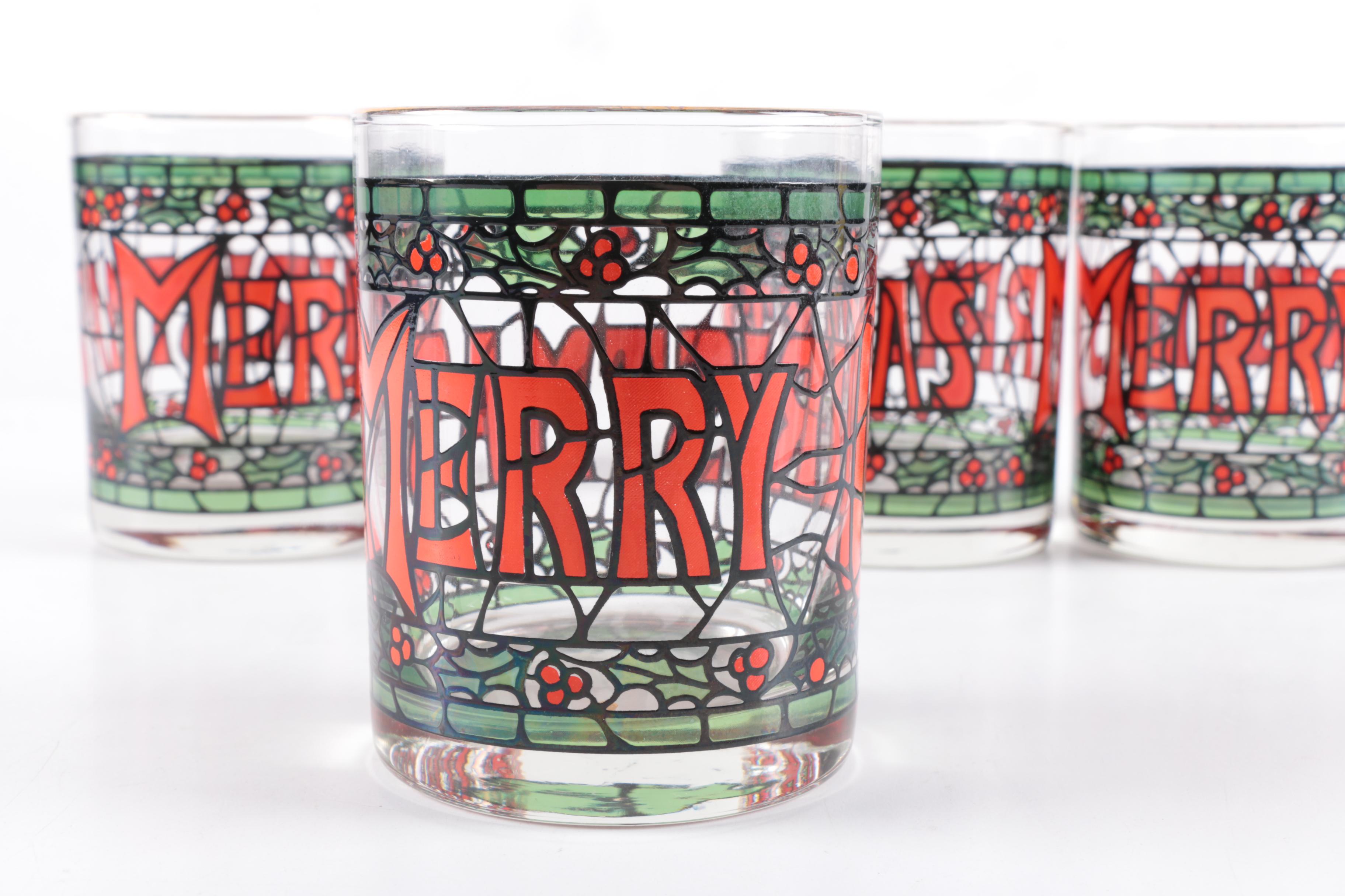 Christmas Themed Glassware