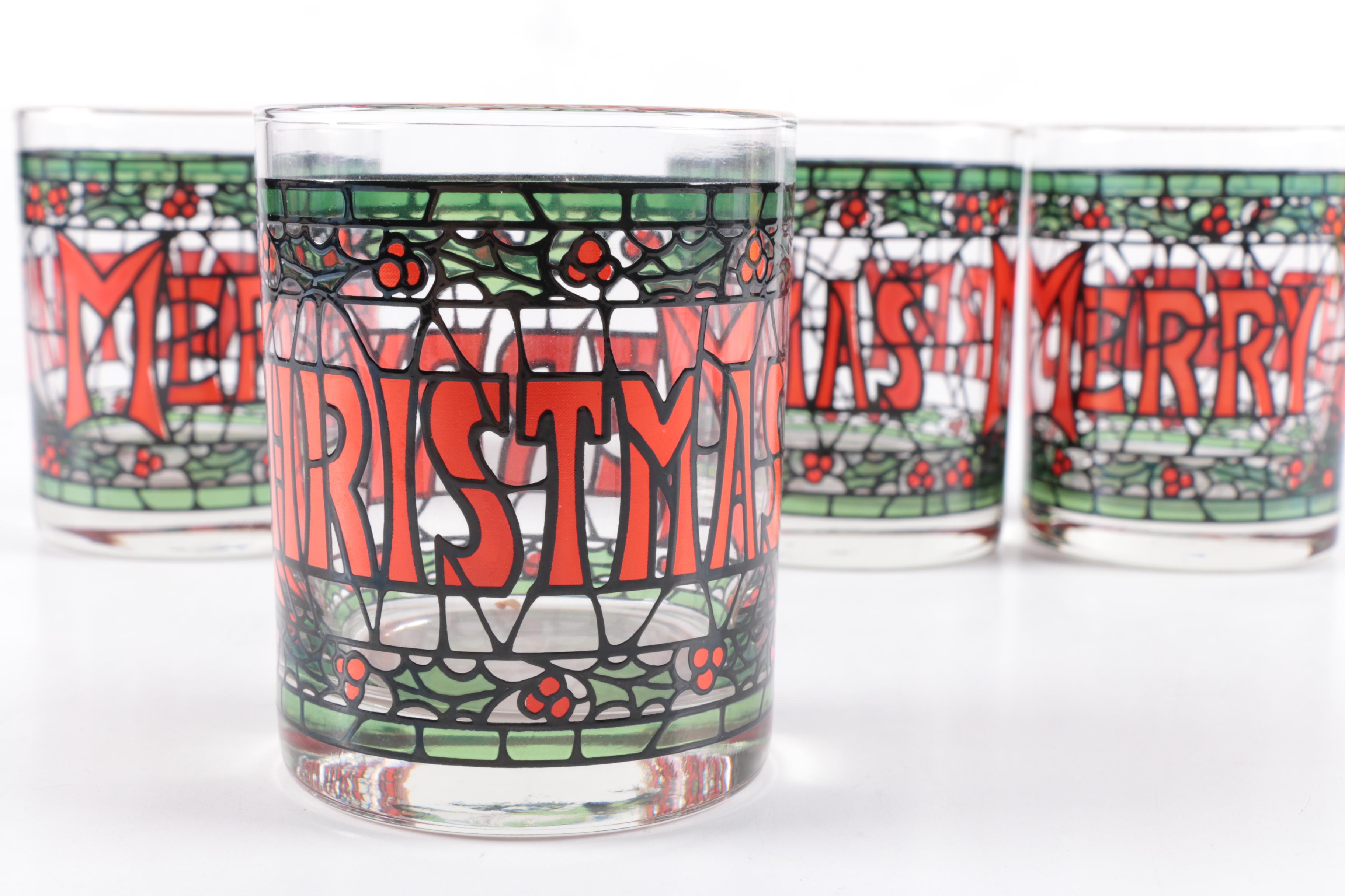 Christmas Themed Glassware