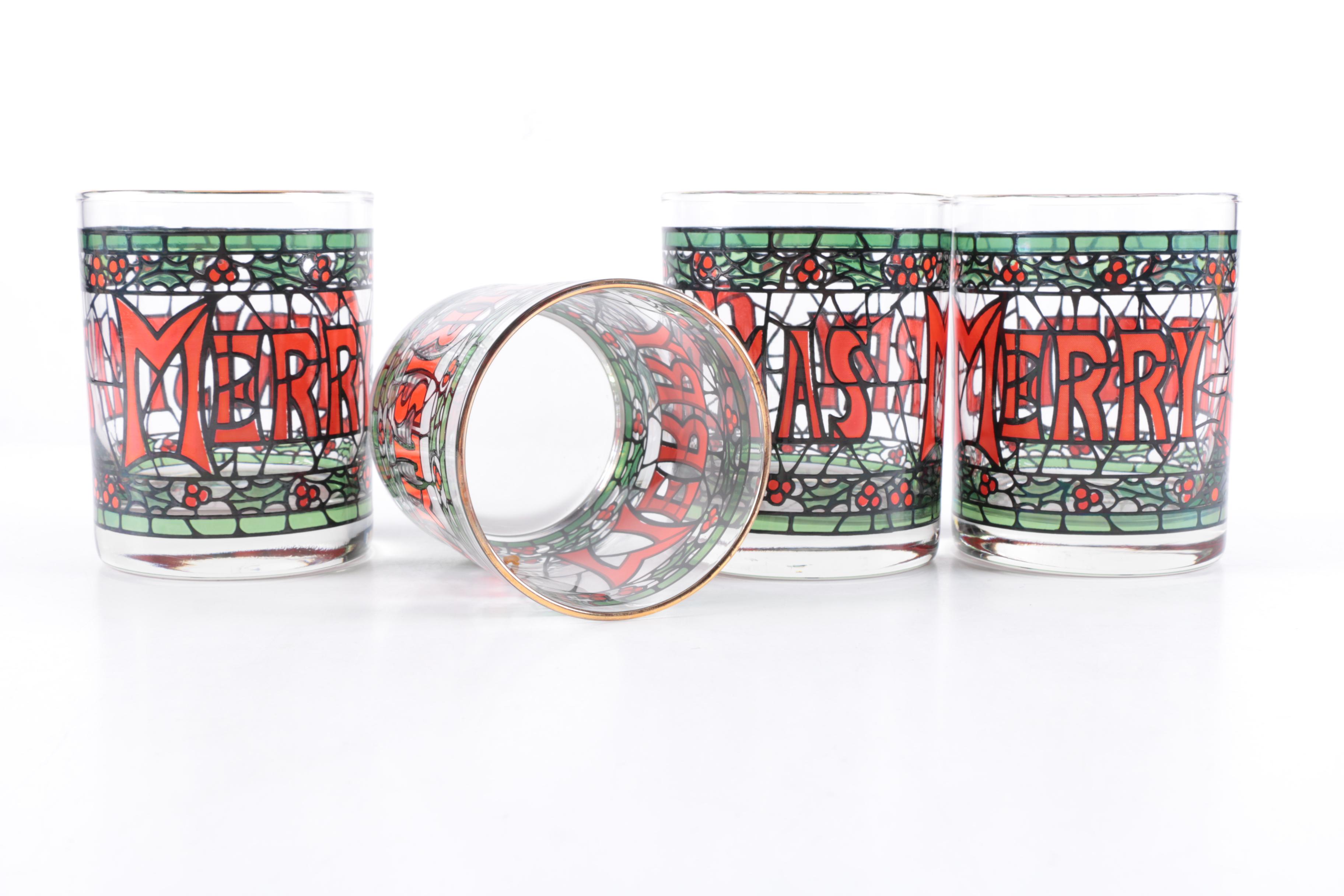 Christmas Themed Glassware