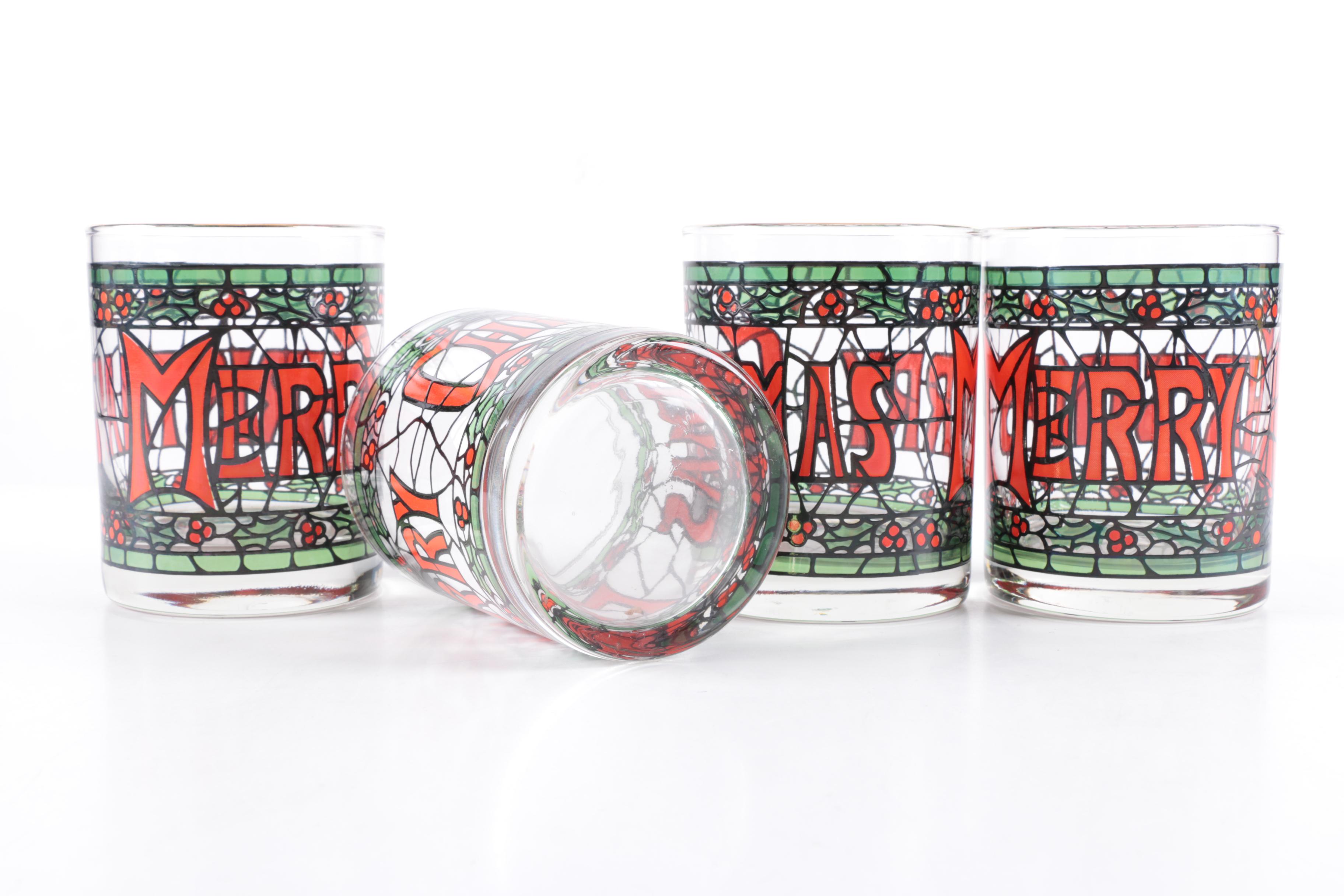 Christmas Themed Glassware