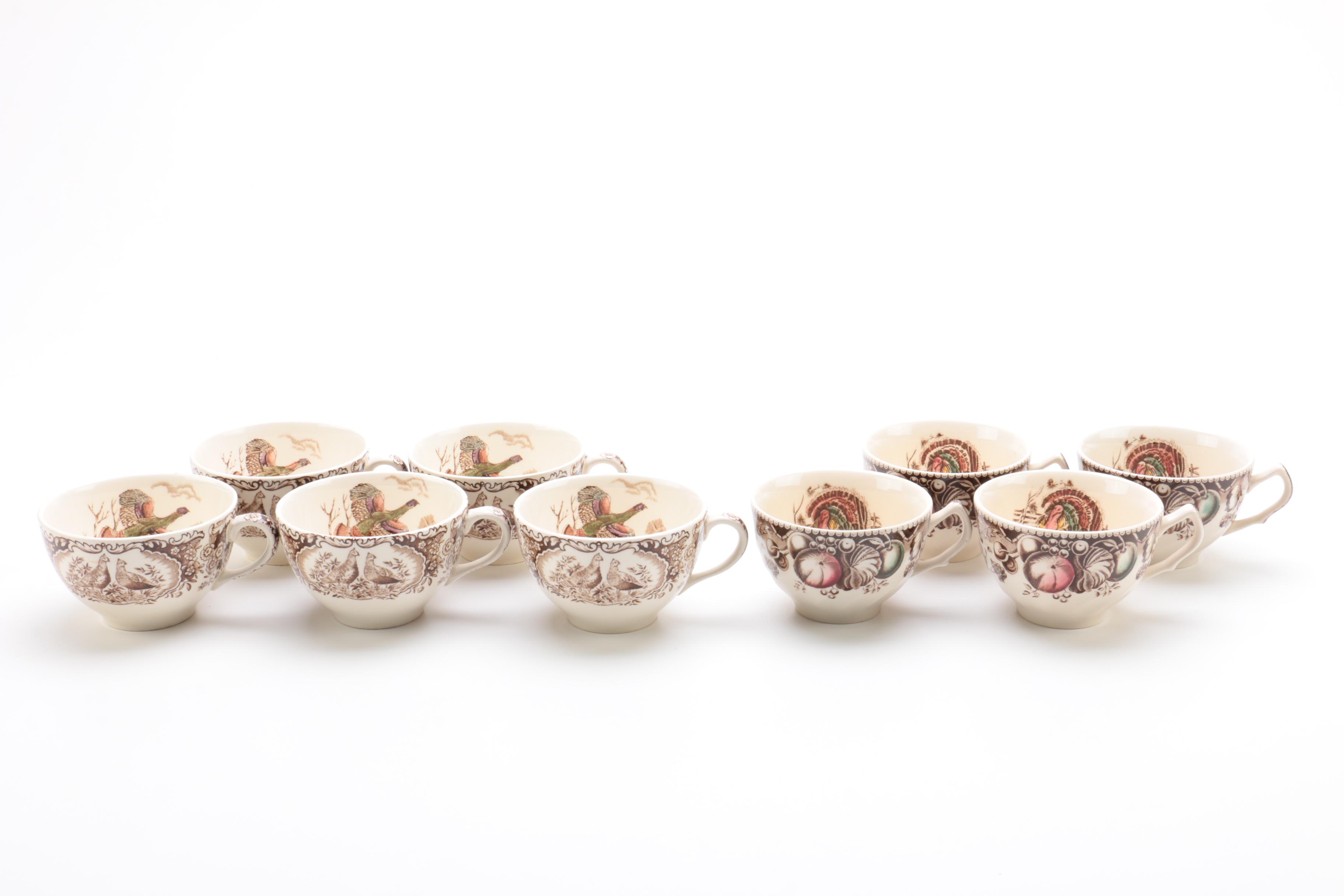 Vintage Johnson Bros "His Majesty" and "Wild Turkeys" Dinnerware 1951-83