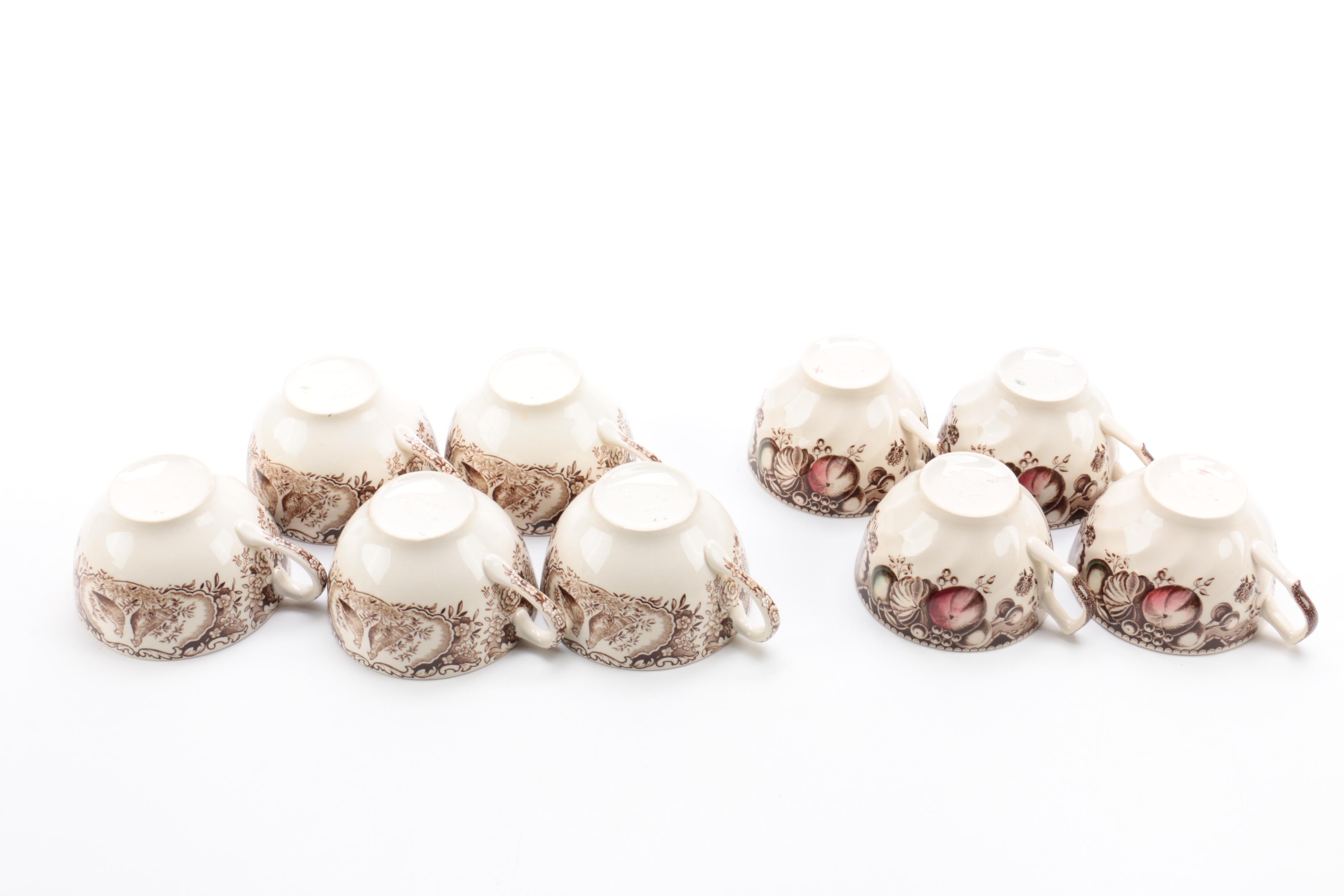 Vintage Johnson Bros "His Majesty" and "Wild Turkeys" Dinnerware 1951-83