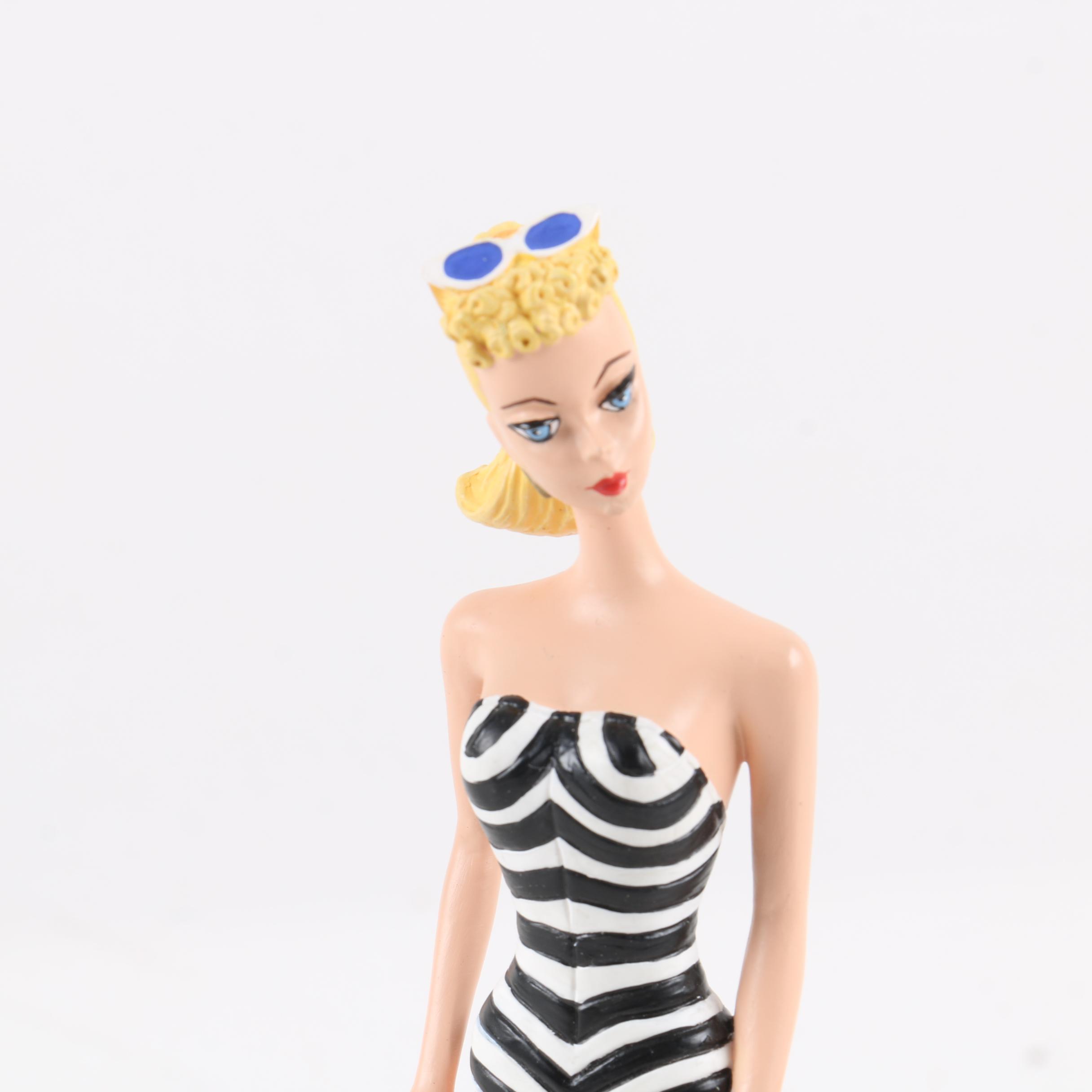 1993 The Danbury Mint Classic 1959 Barbie Figurine