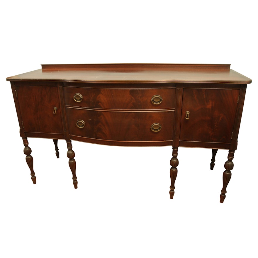 Vintage Sheraton Style Mahogany Sideboard