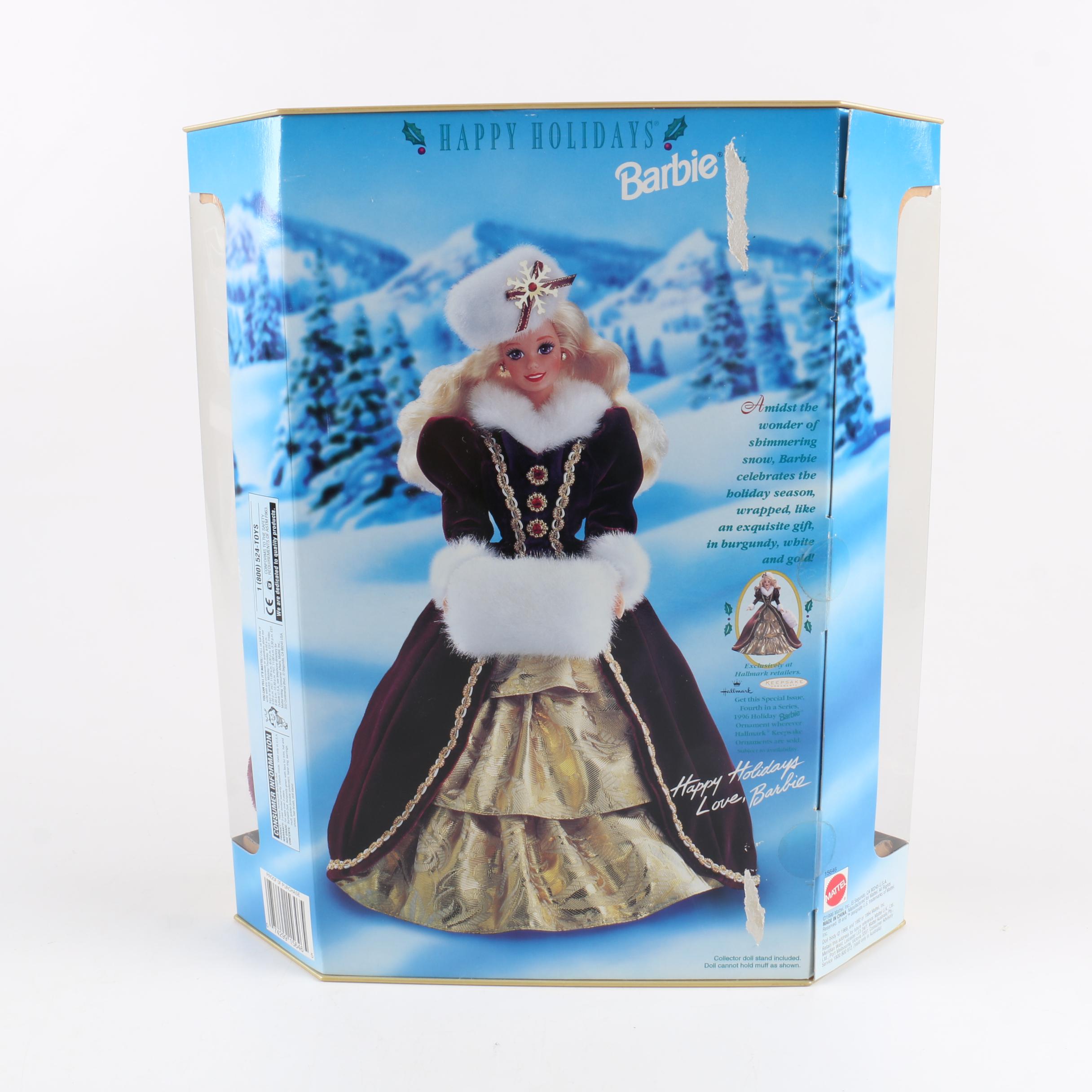 Collector's Happy Holidays and Society Style Barbies