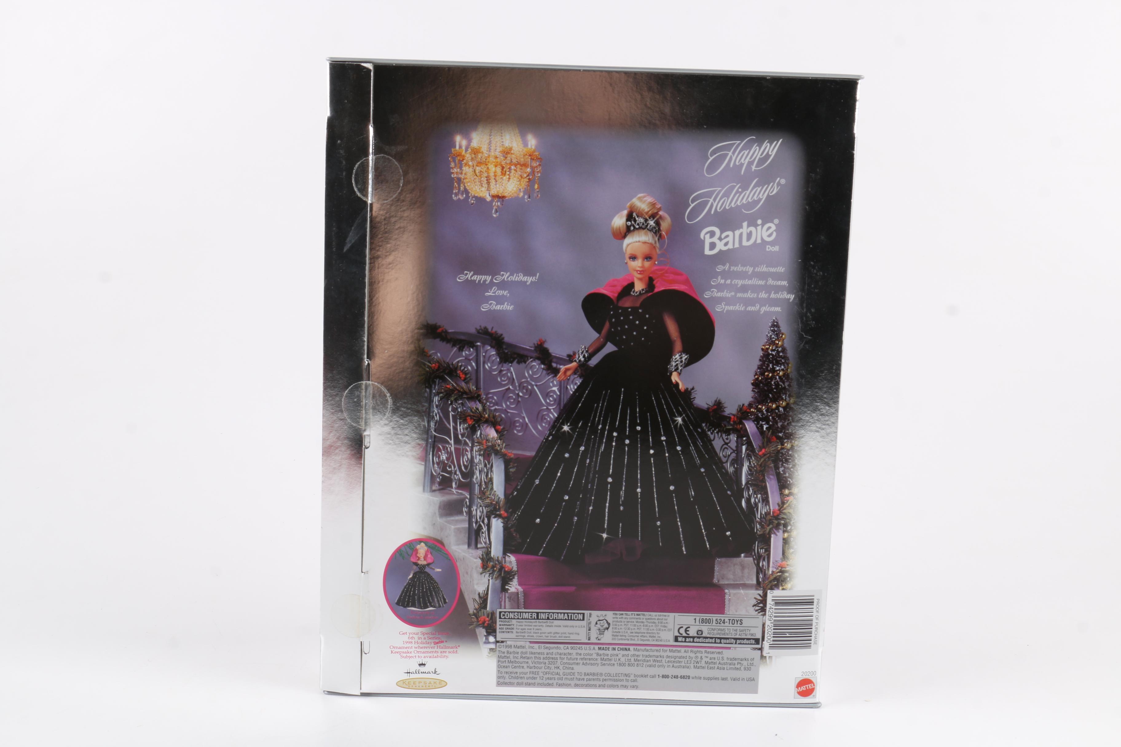 Collector's Happy Holidays and Society Style Barbies