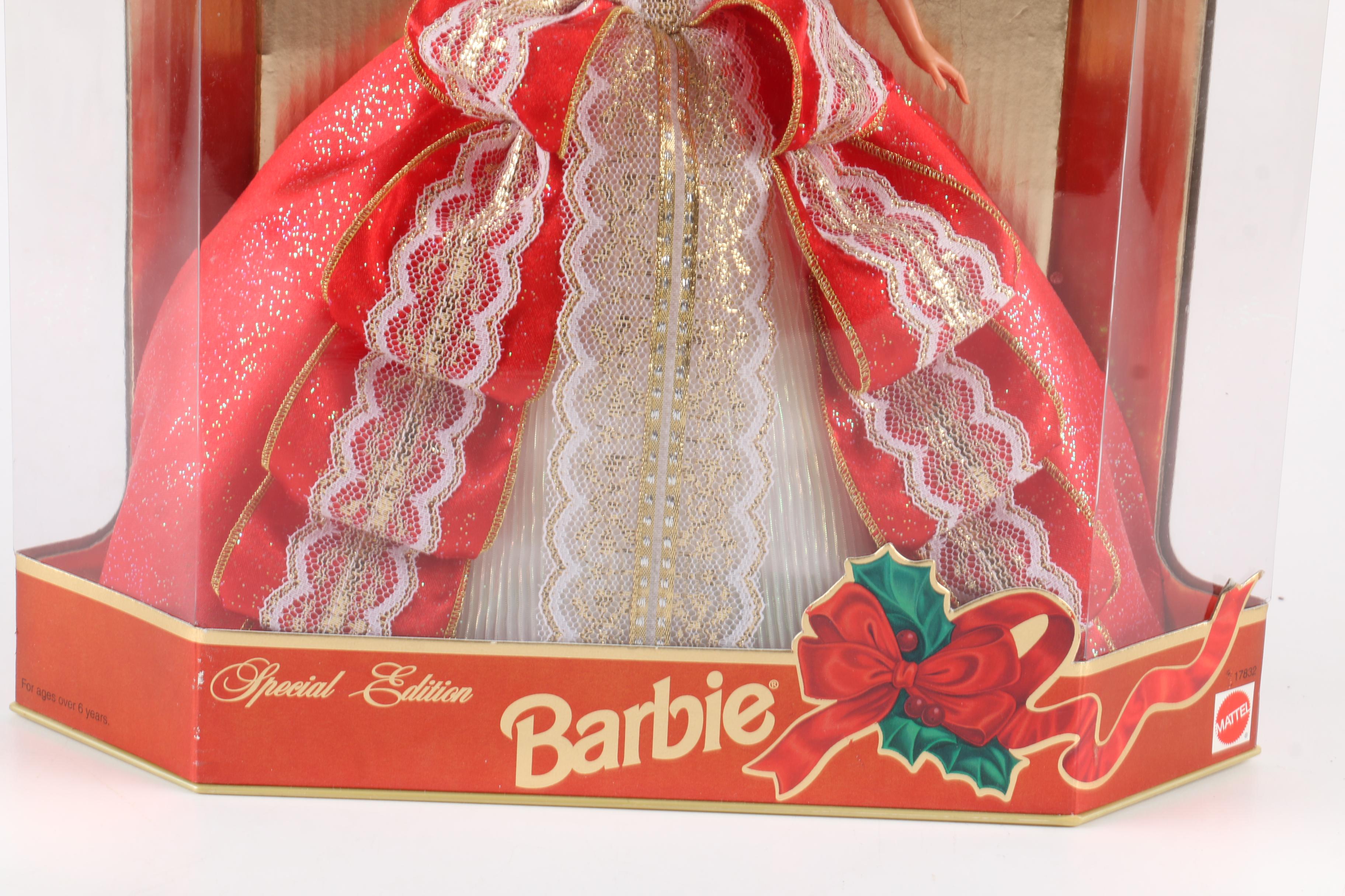 Collector's Happy Holidays and Society Style Barbies