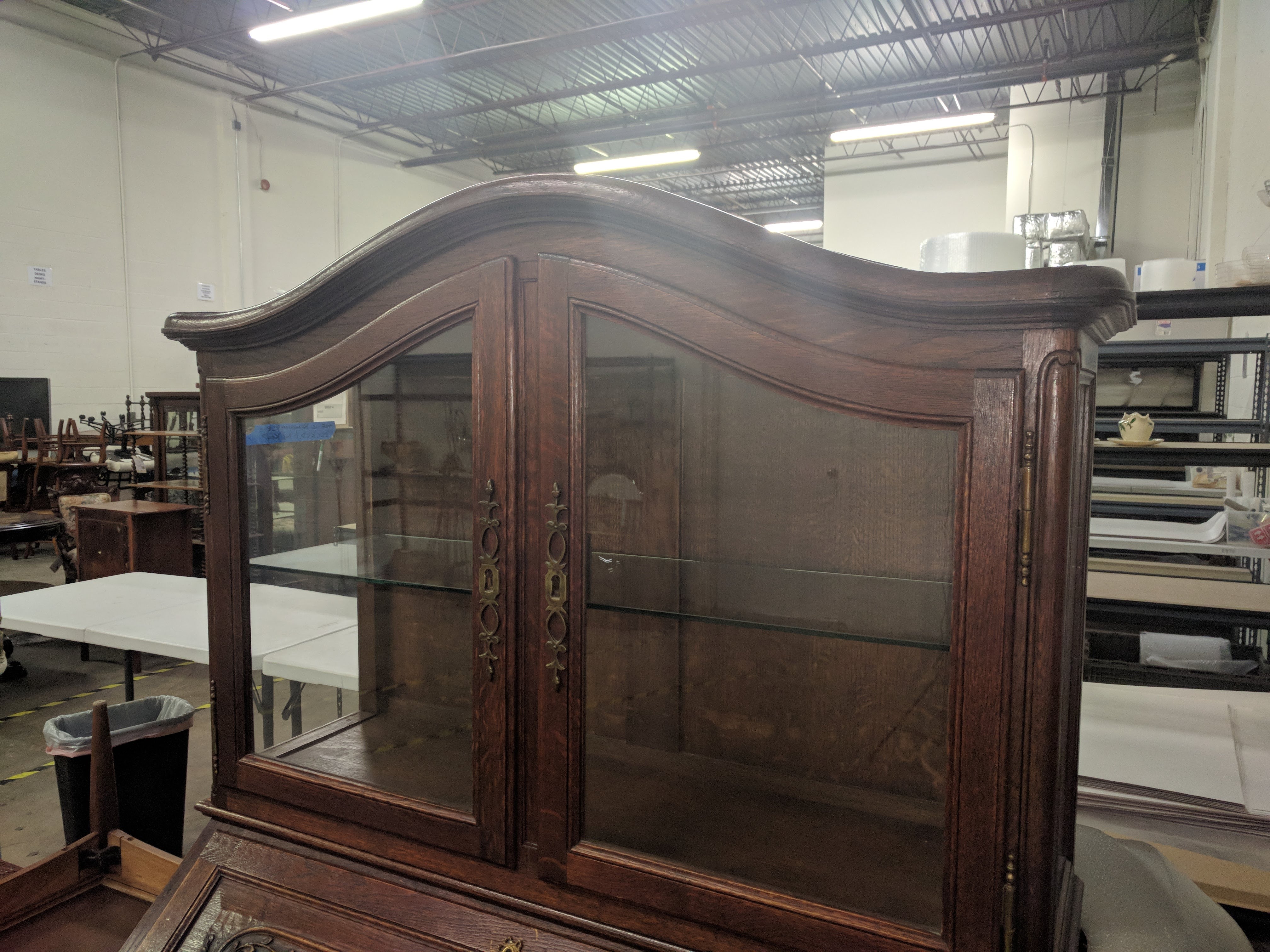 French Provincial Style Secretary Cabinet