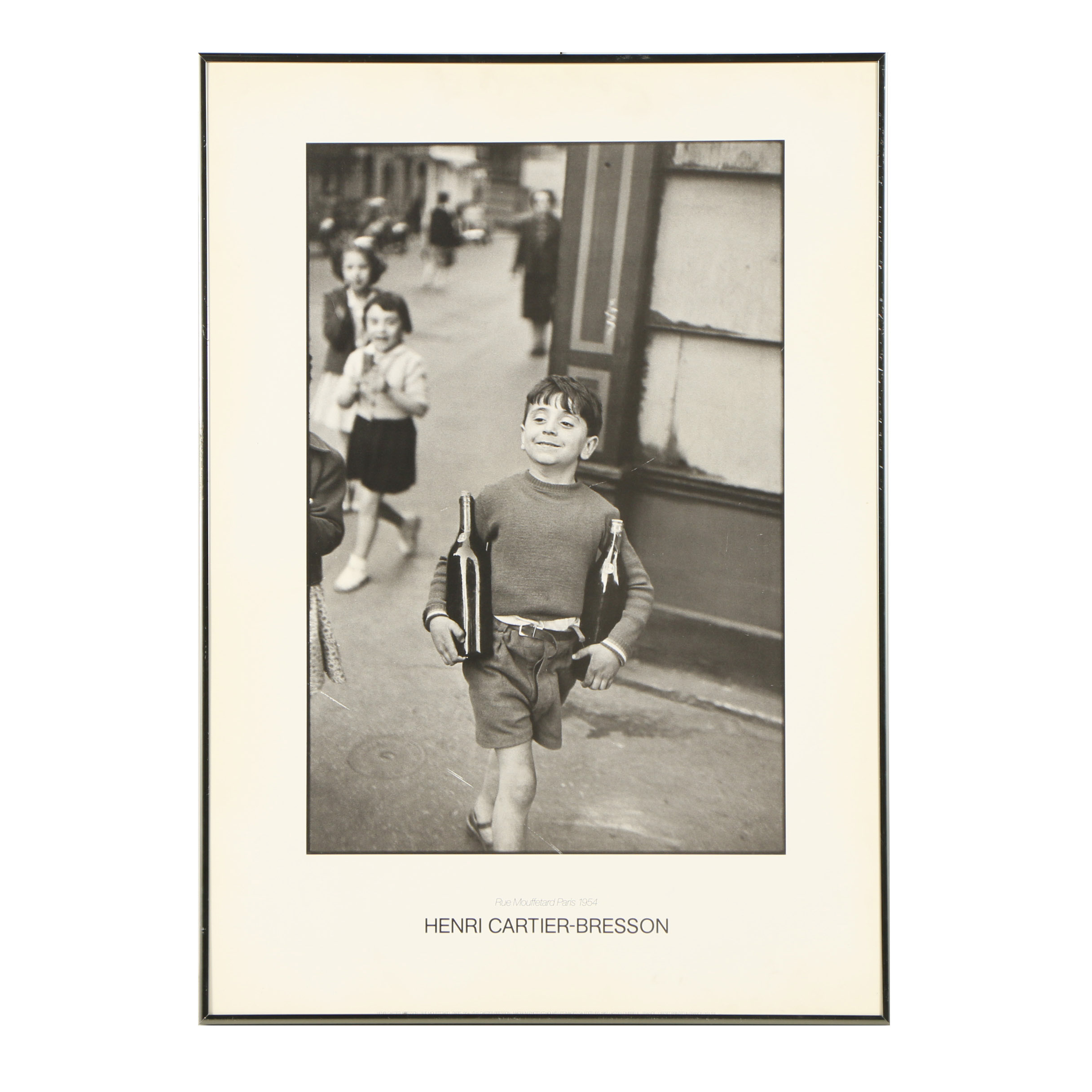 Halftone Print Poster After Henri Cartier-Bresson Photograph