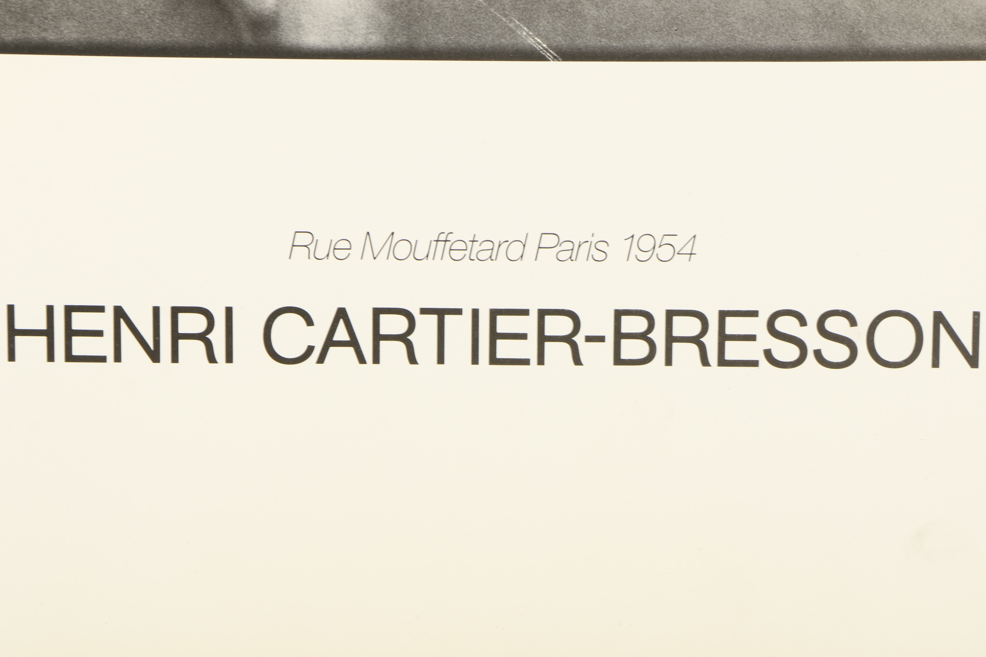 Halftone Print Poster After Henri Cartier-Bresson Photograph