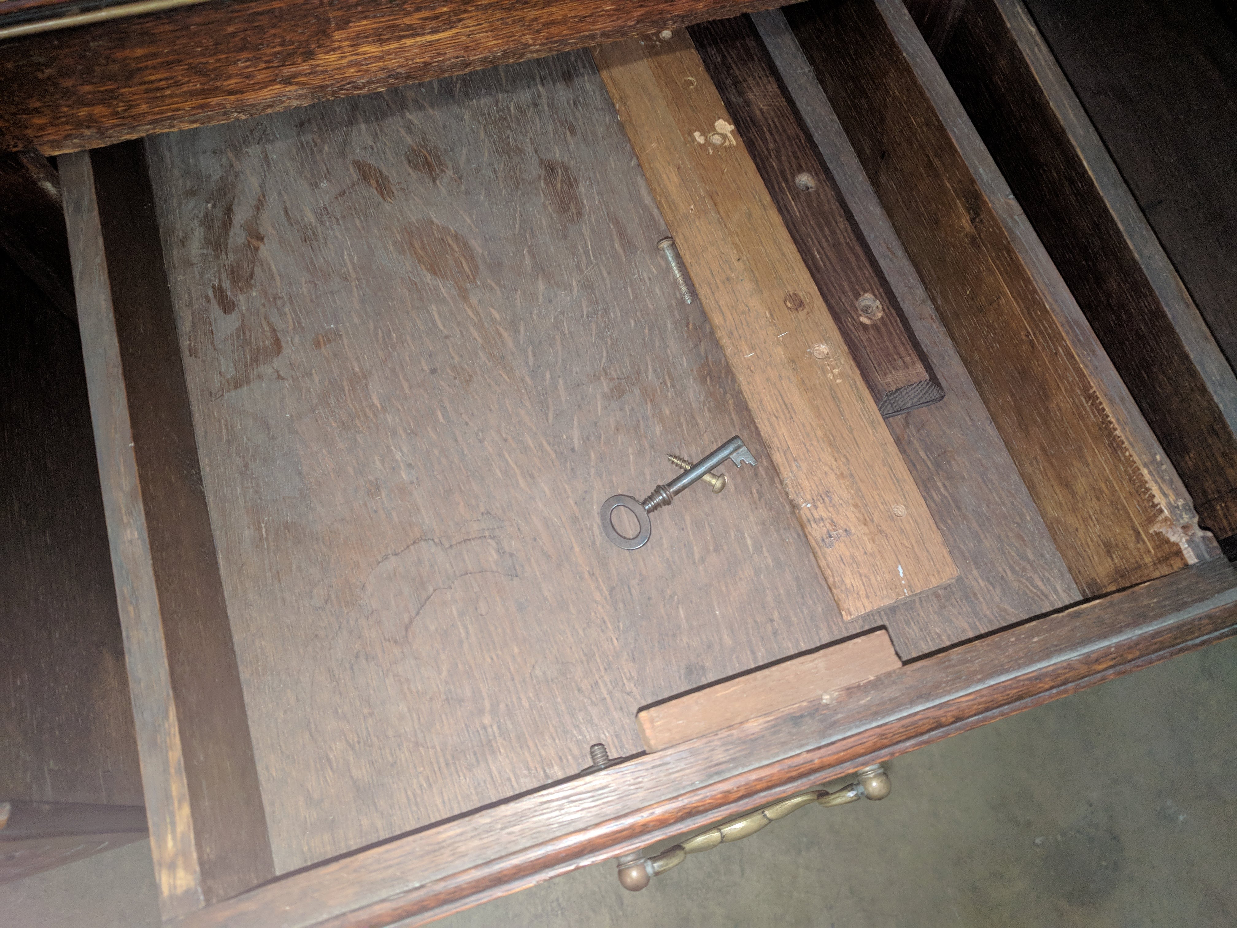 French Provincial Style Secretary Cabinet