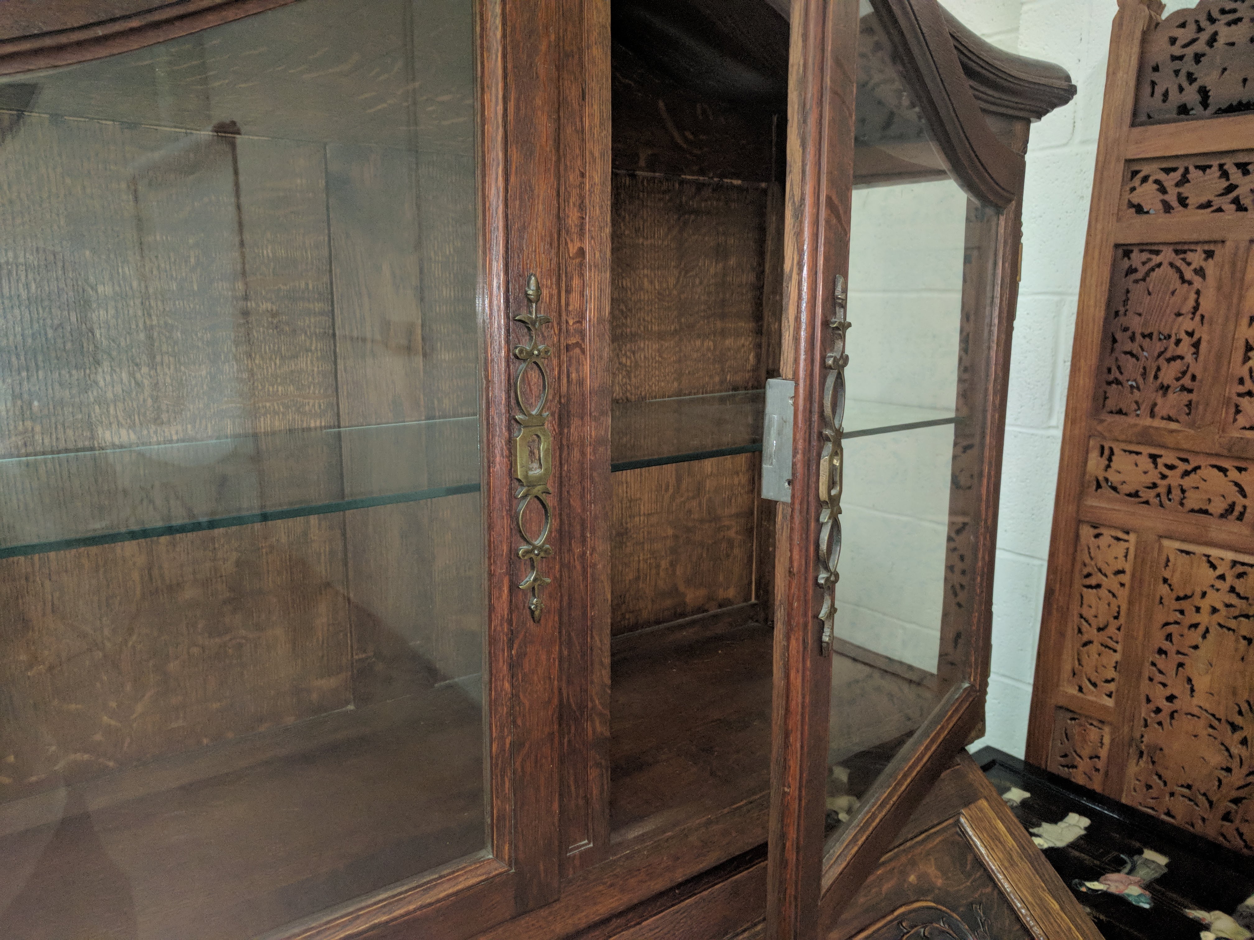 French Provincial Style Secretary Cabinet