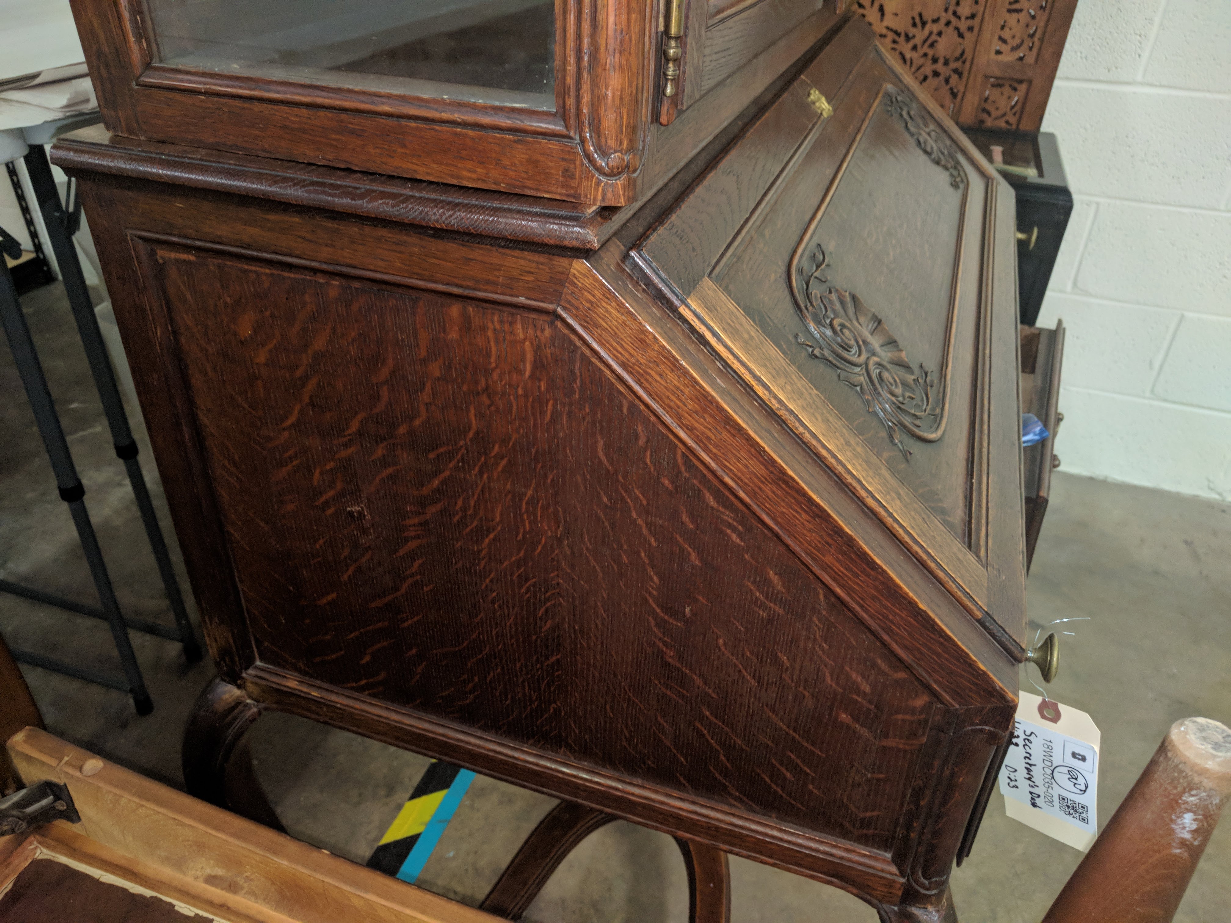 French Provincial Style Secretary Cabinet