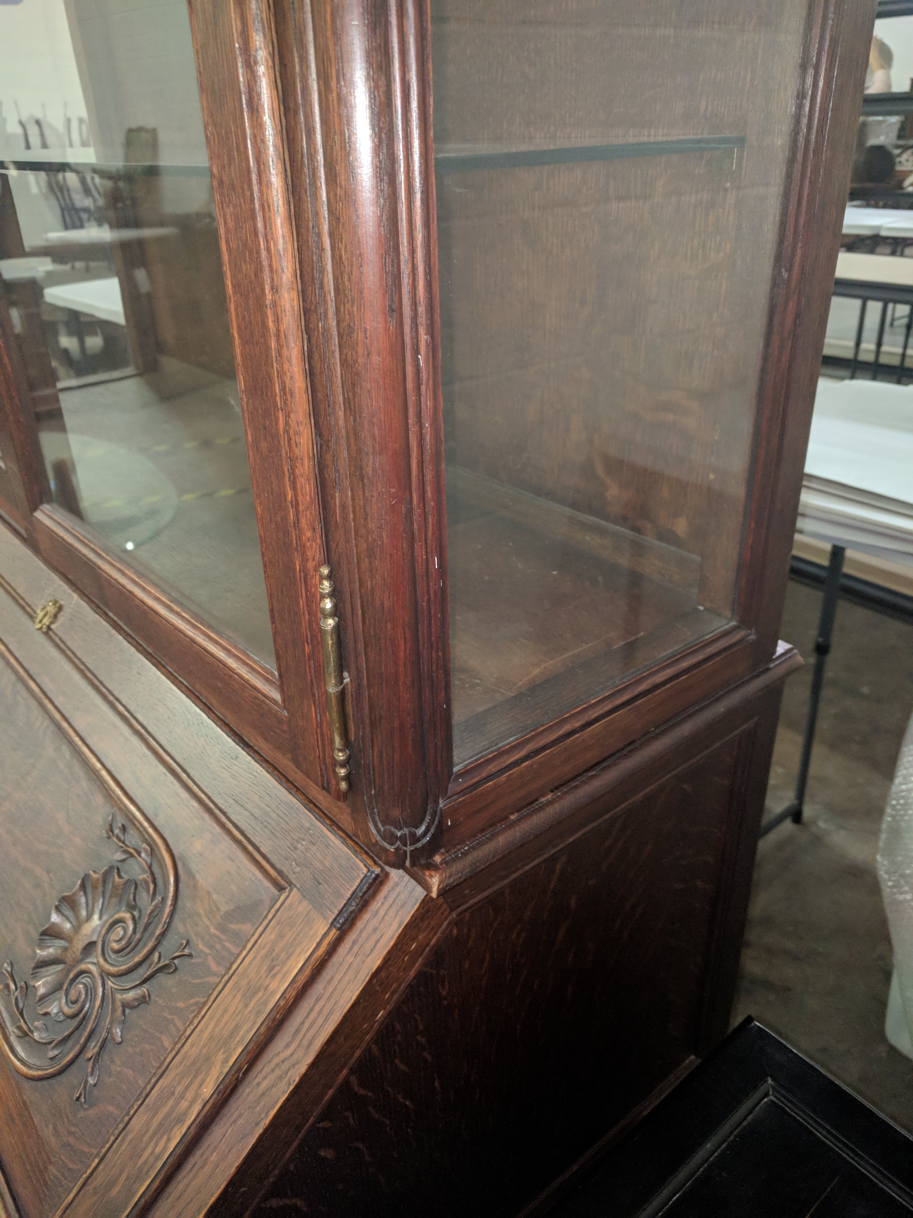 French Provincial Style Secretary Cabinet