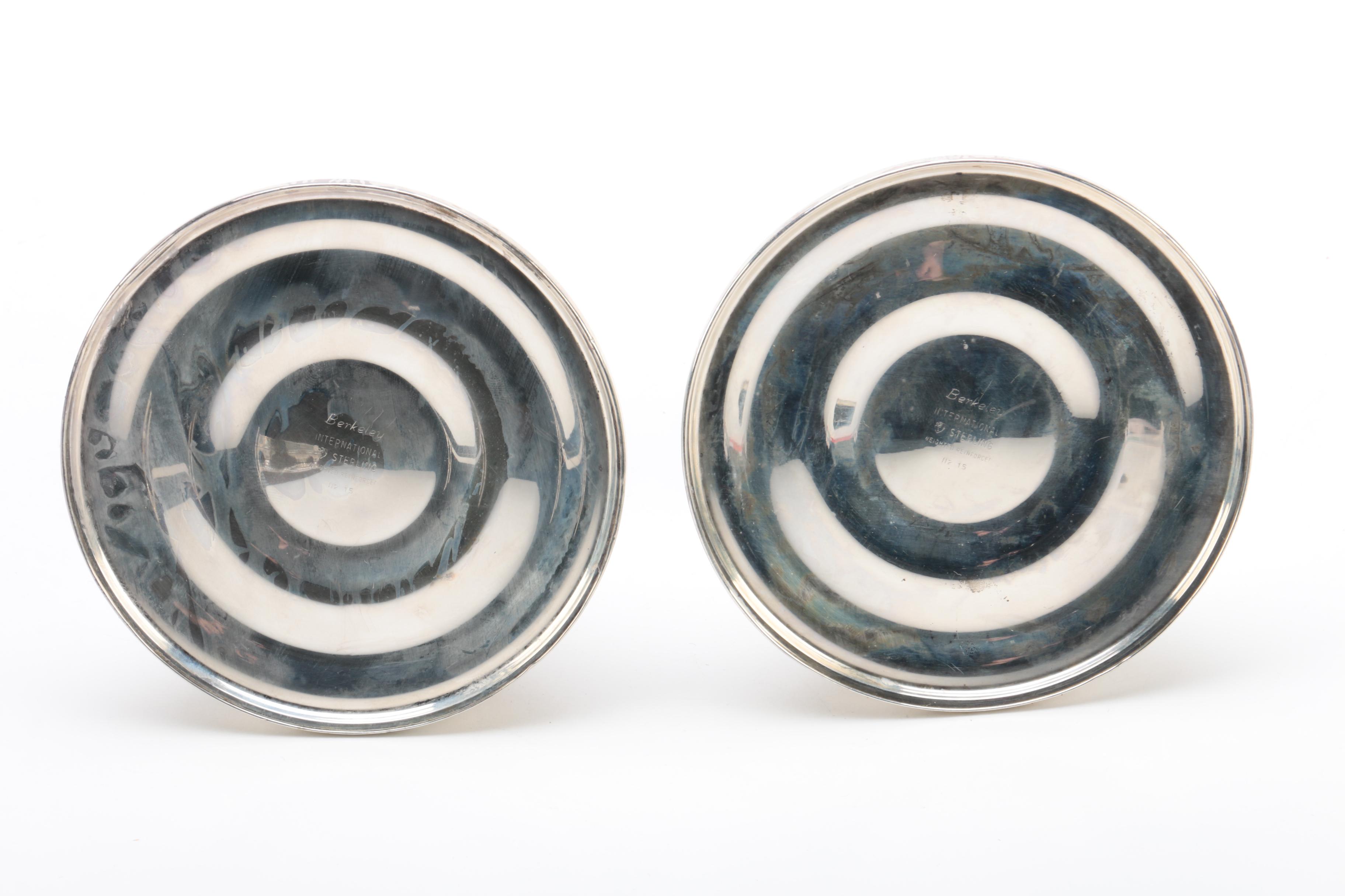 International Silver Co. "Berkeley" Weighted Sterling Candleholders and Others
