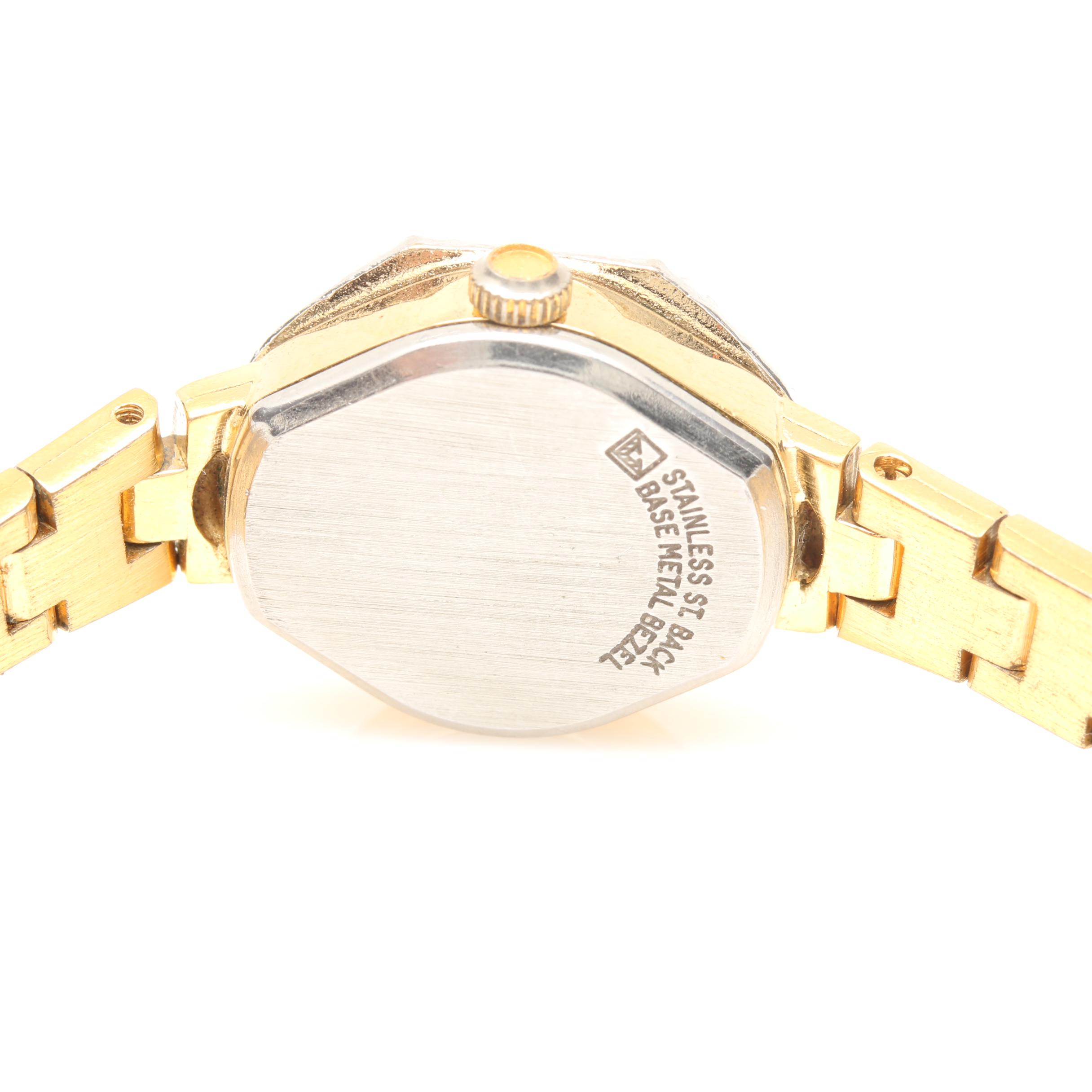 Croton Diamond Accent and Citizen Gold Tone Watches
