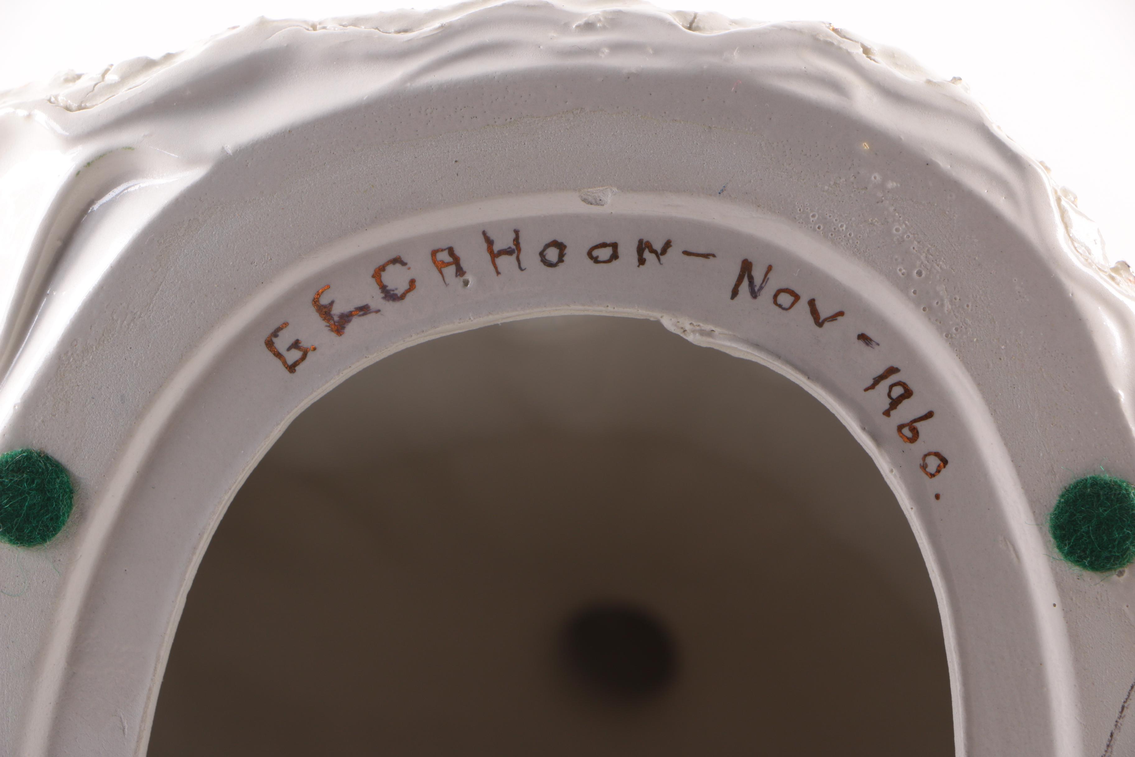 Vintage Holland Mold Ceramic Figurine of Woman in Pink Dress