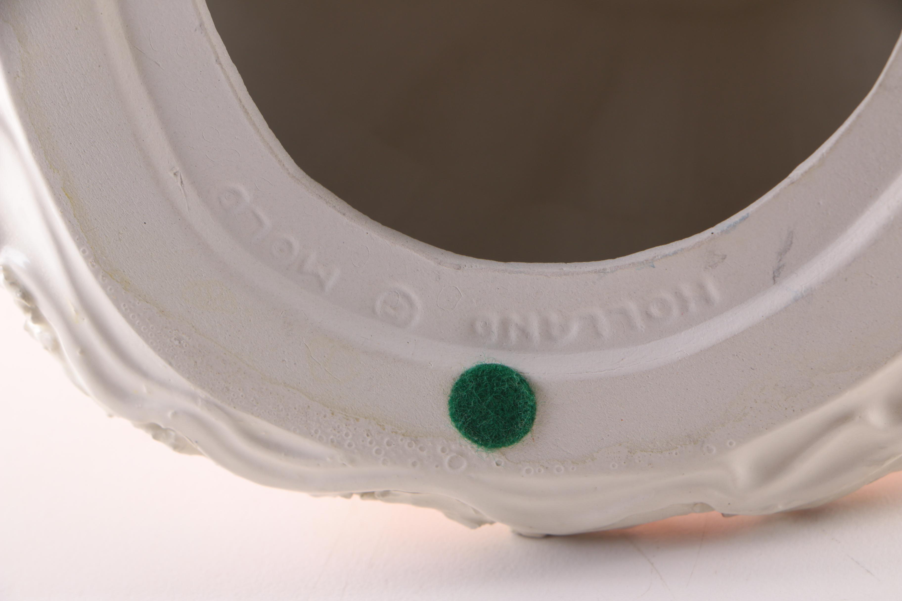 Vintage Holland Mold Ceramic Figurine of Woman in Pink Dress