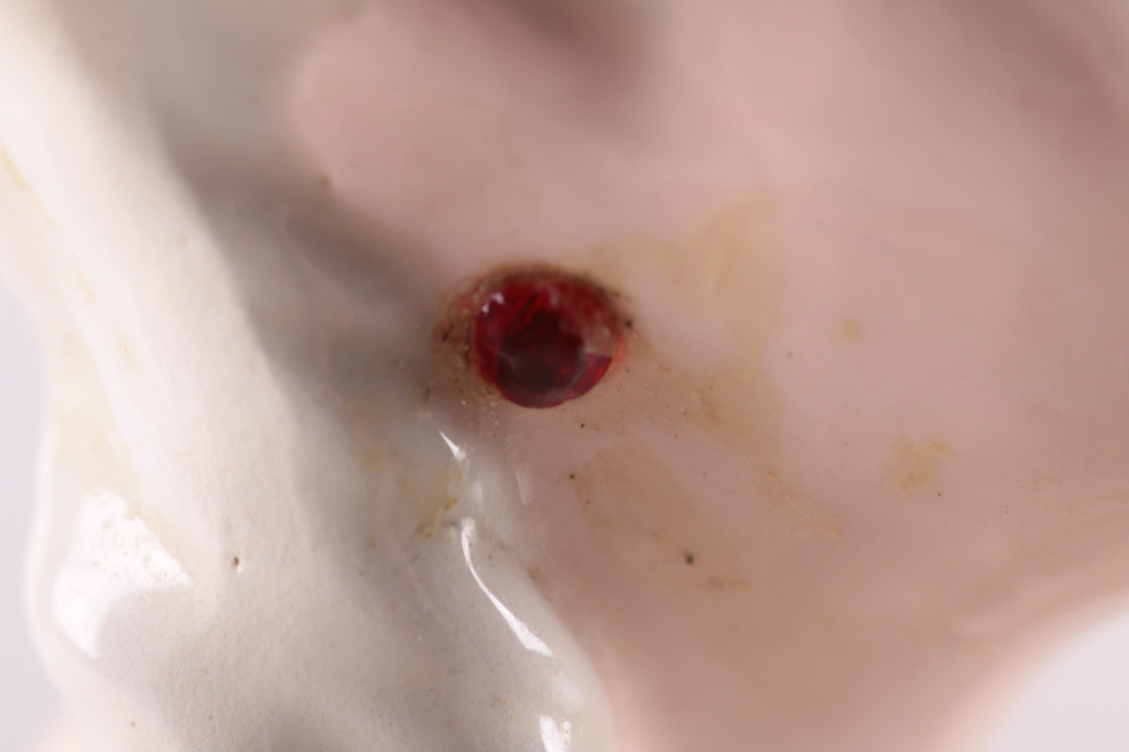 Vintage Holland Mold Ceramic Figurine of Woman in Pink Dress