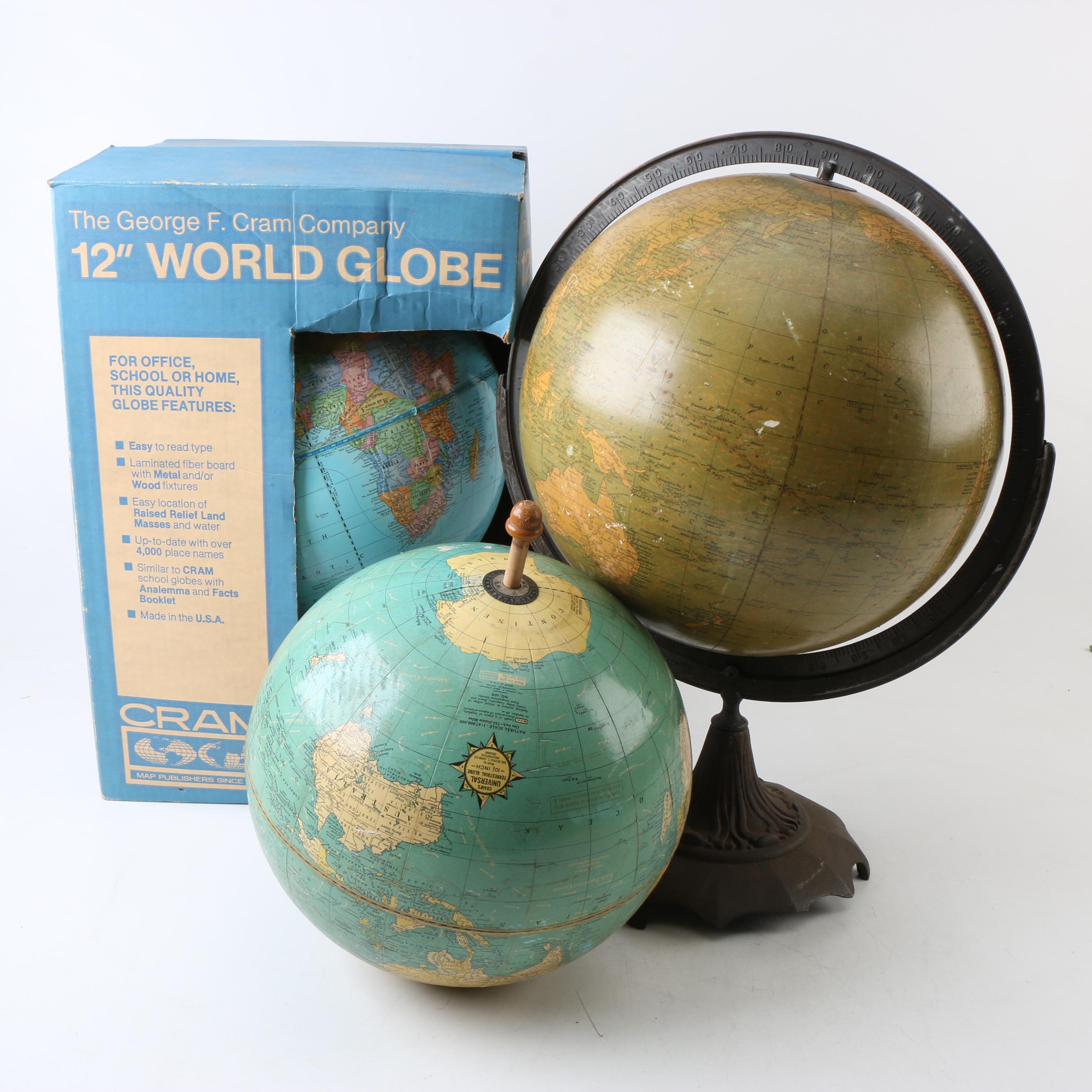 Vintage World Globes