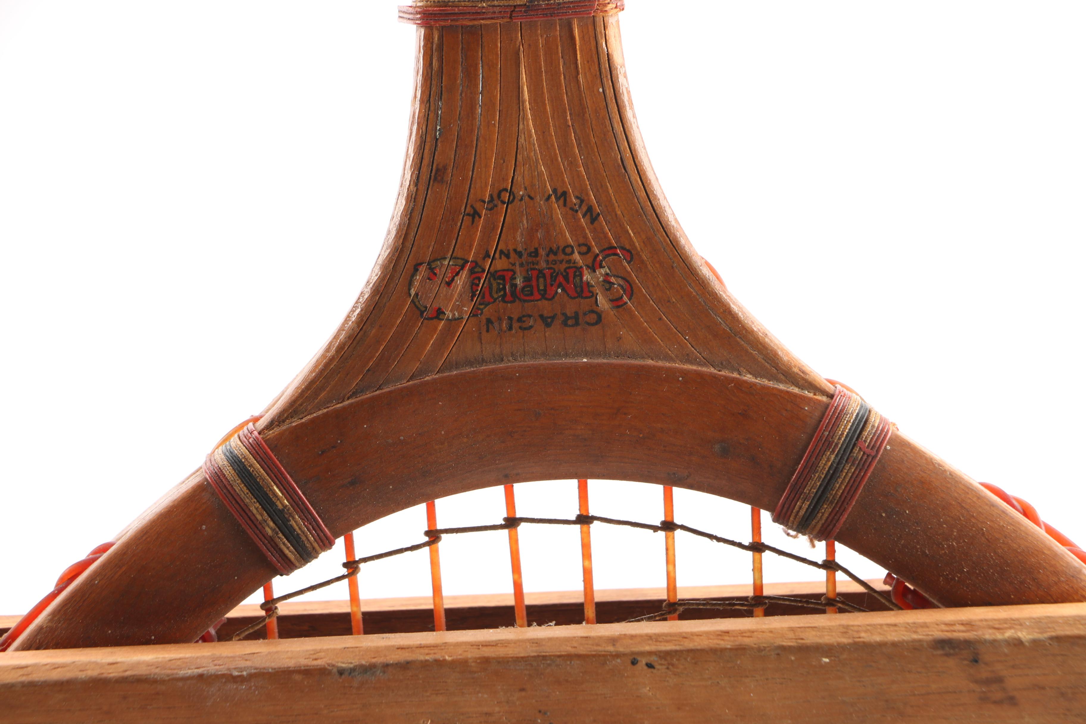 Vintage Tennis Rackets Featuring Goldsmith and Lakeside