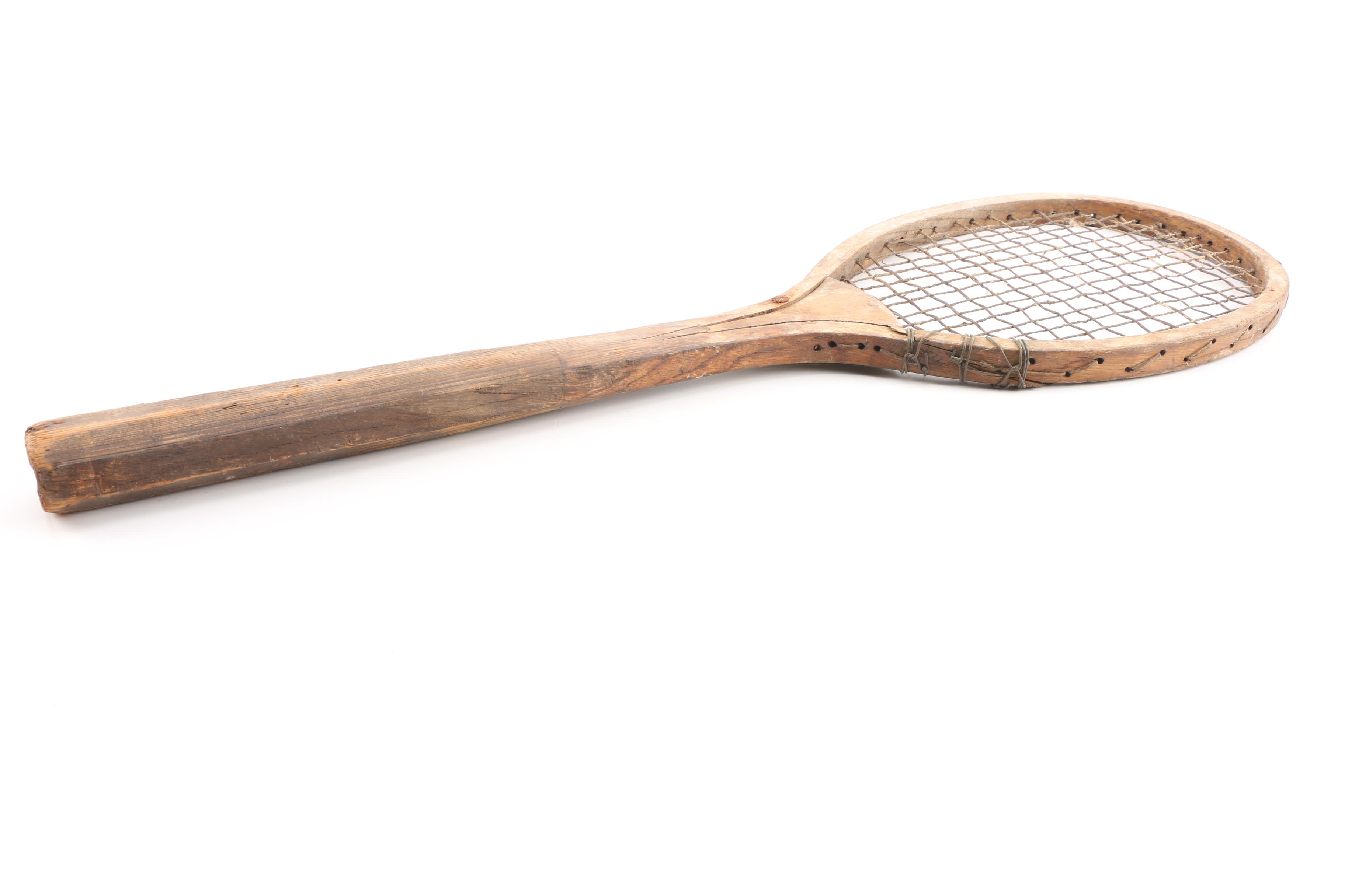 Vintage Tennis Rackets Featuring Goldsmith and Lakeside