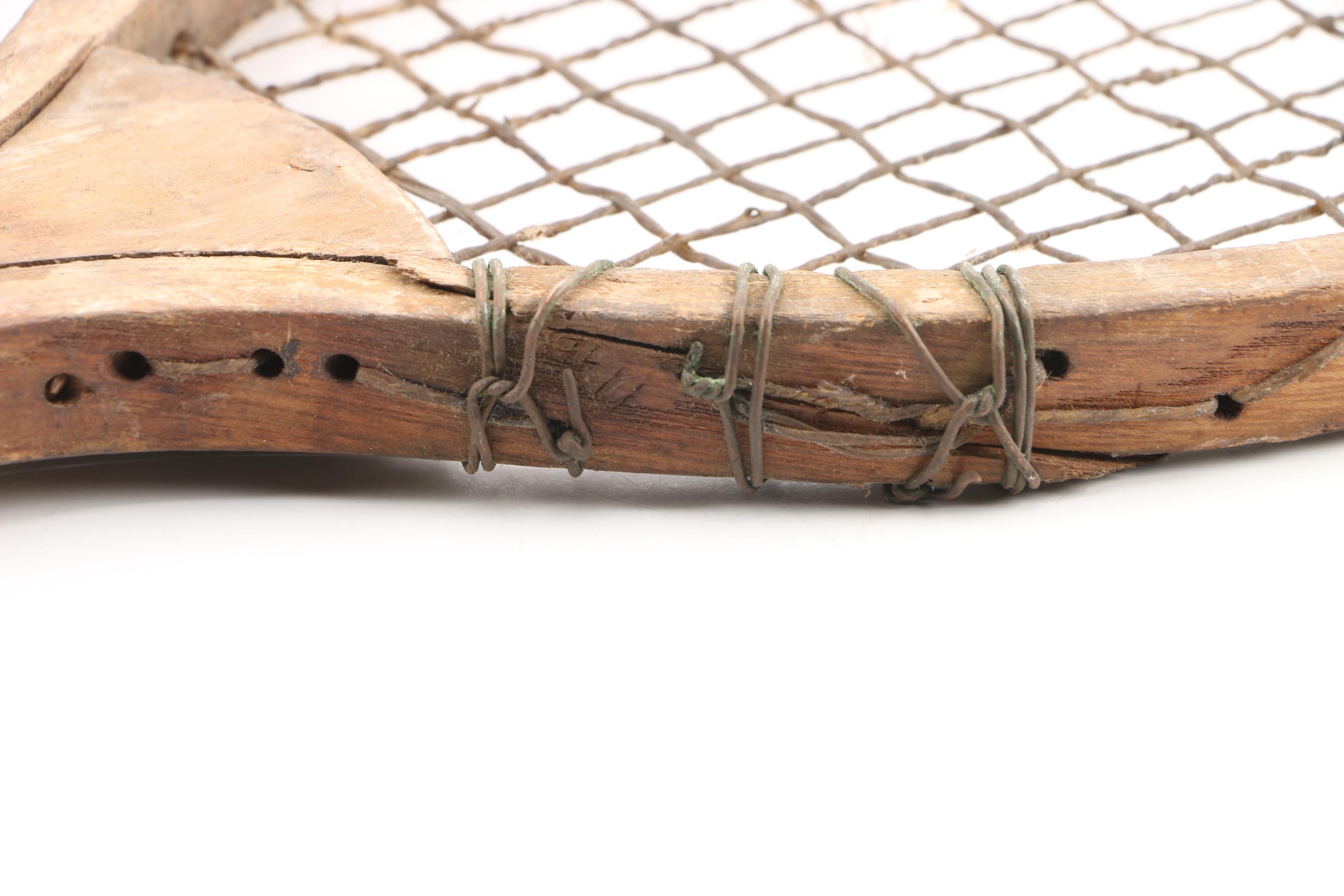 Vintage Tennis Rackets Featuring Goldsmith and Lakeside