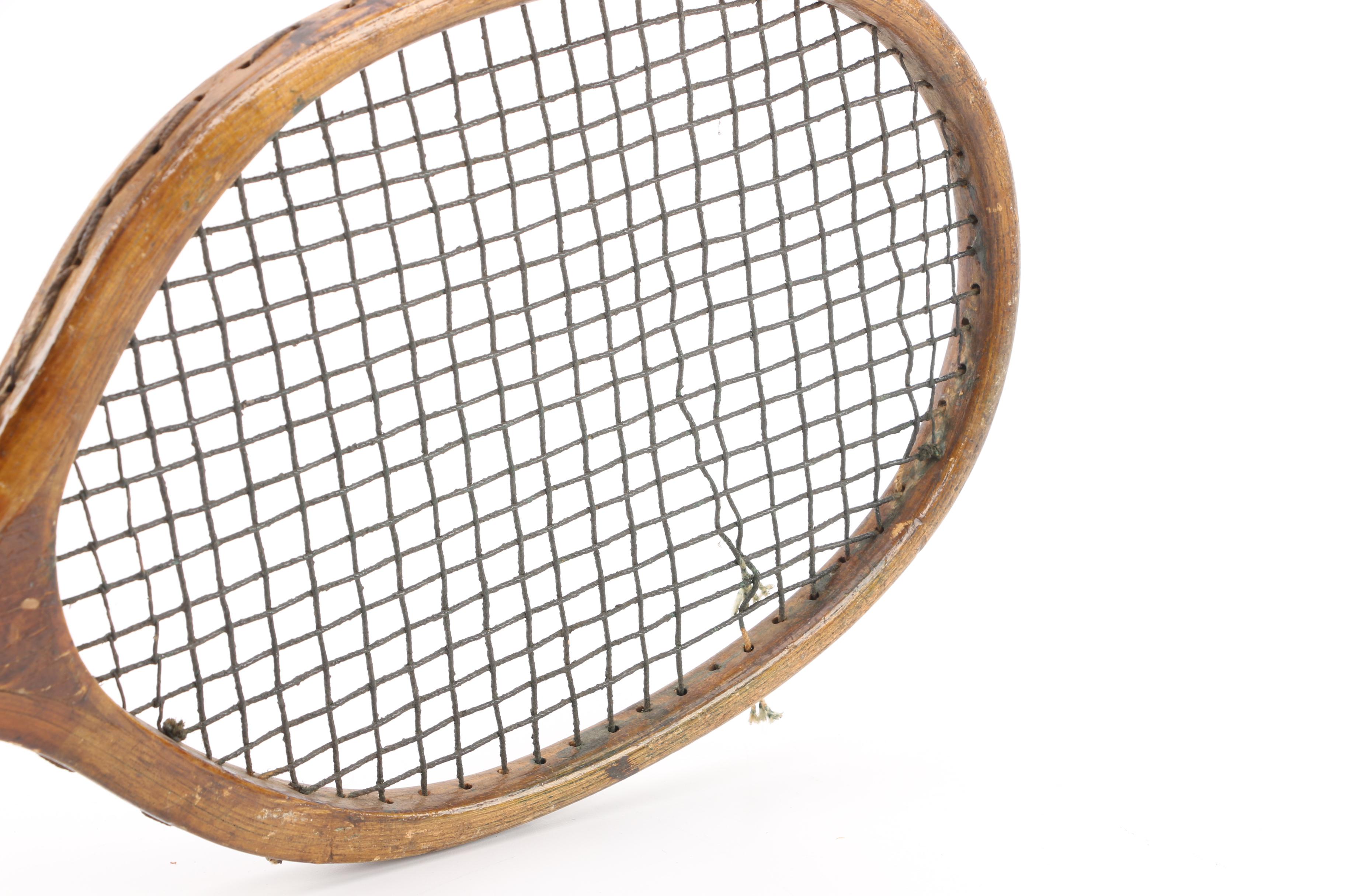Vintage Tennis Rackets Featuring Goldsmith and Lakeside