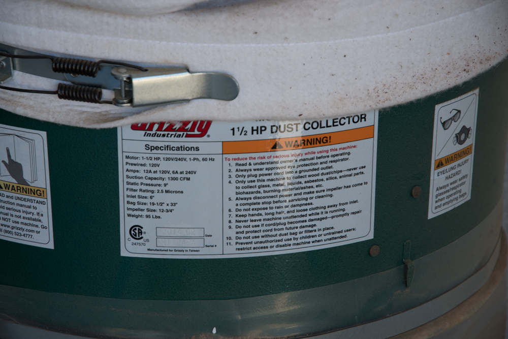 Grizzly Industrial Dust Collector