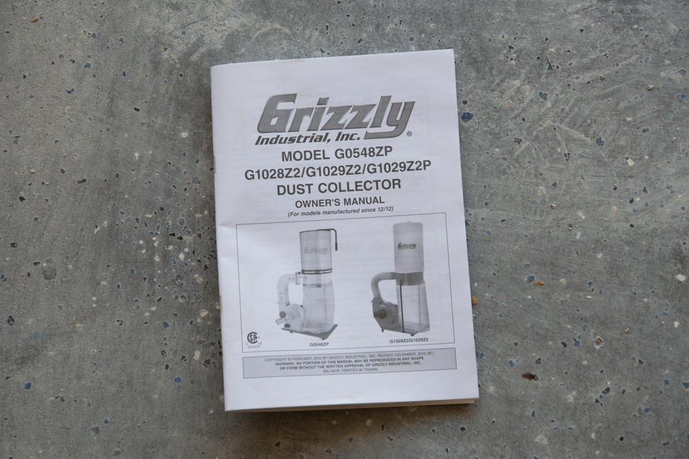 Grizzly Industrial Dust Collector