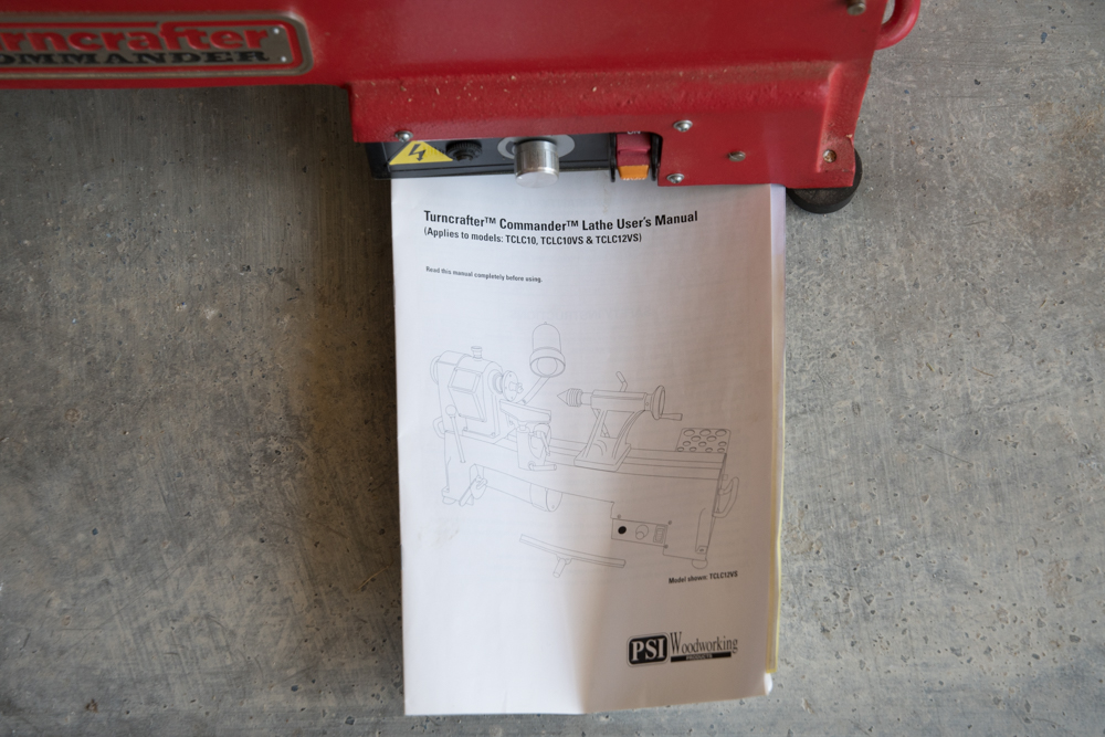 Turncrafter Commander PSI Woodworking Lathe