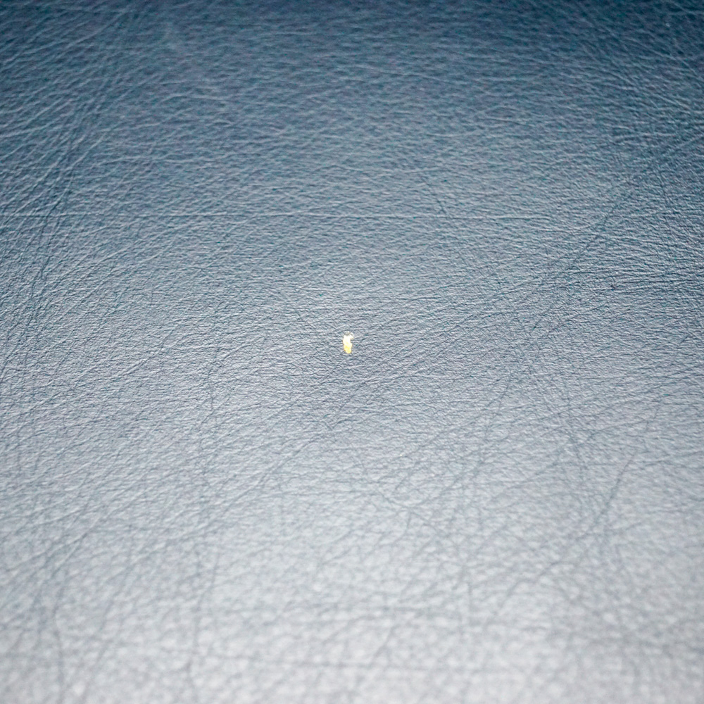 Dark Blue Faux Leather Sofa