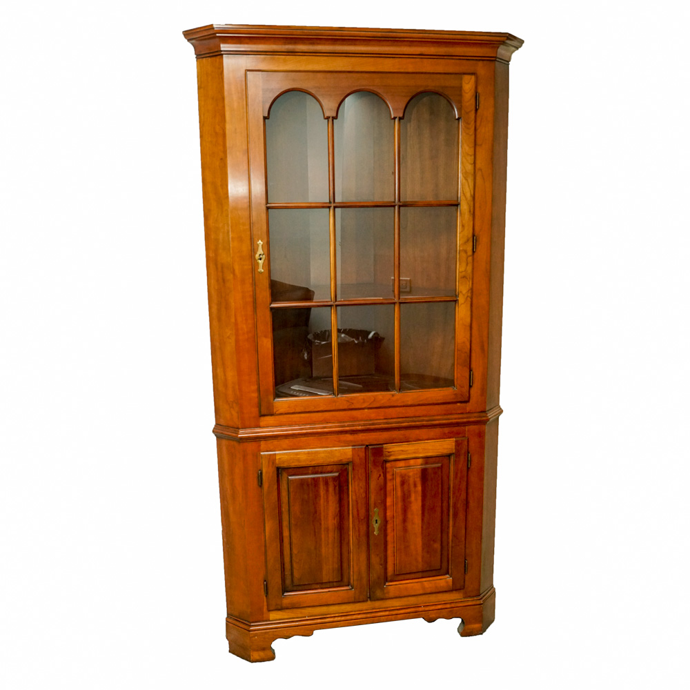 Chippendale-Style Corner Cabinet