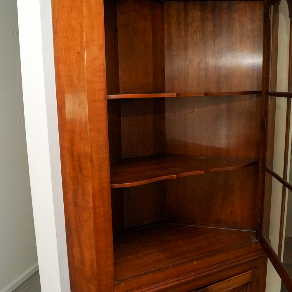 Chippendale-Style Corner Cabinet
