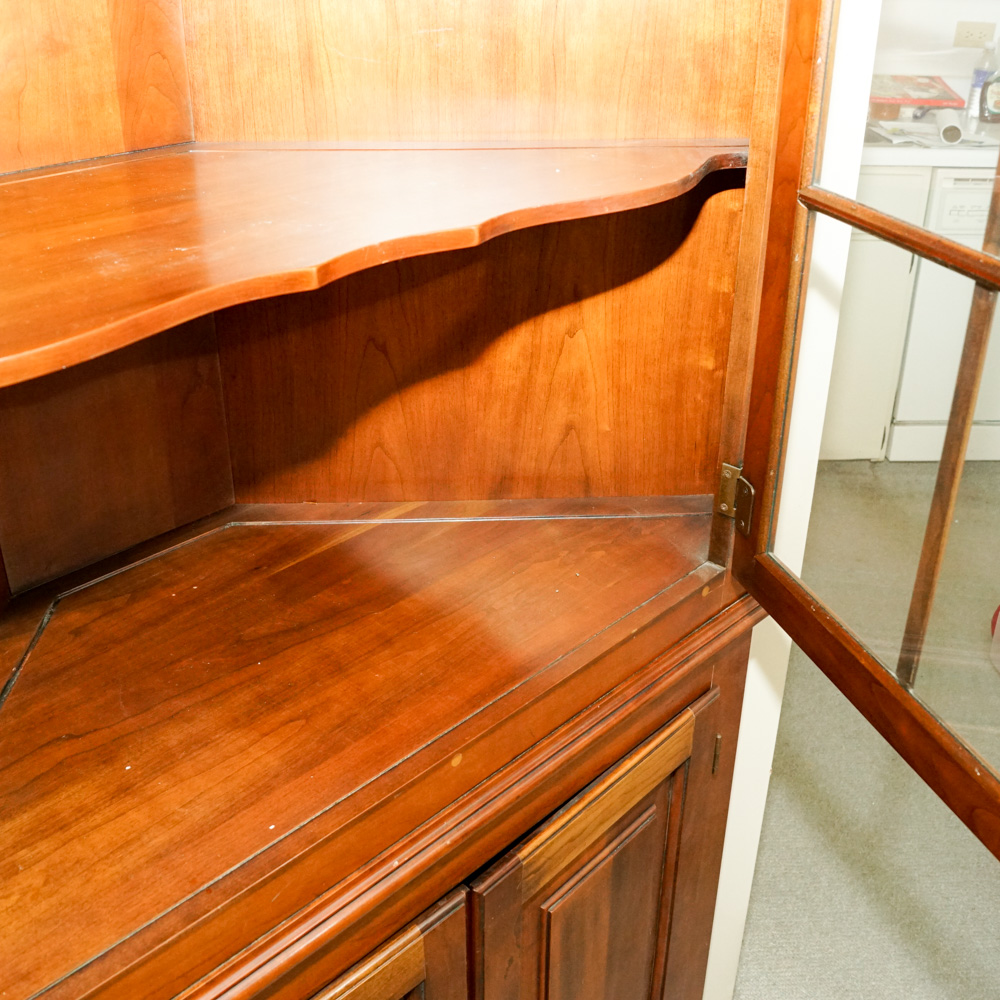 Chippendale-Style Corner Cabinet