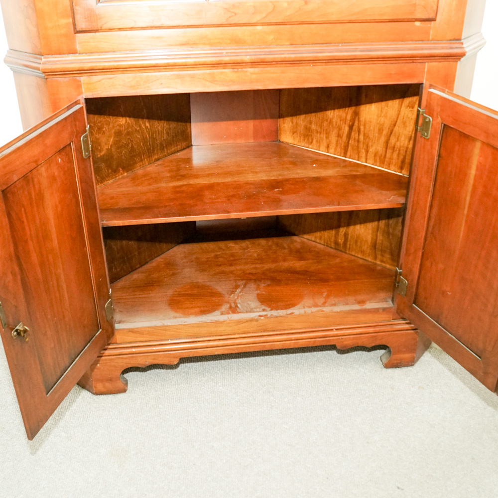 Chippendale-Style Corner Cabinet